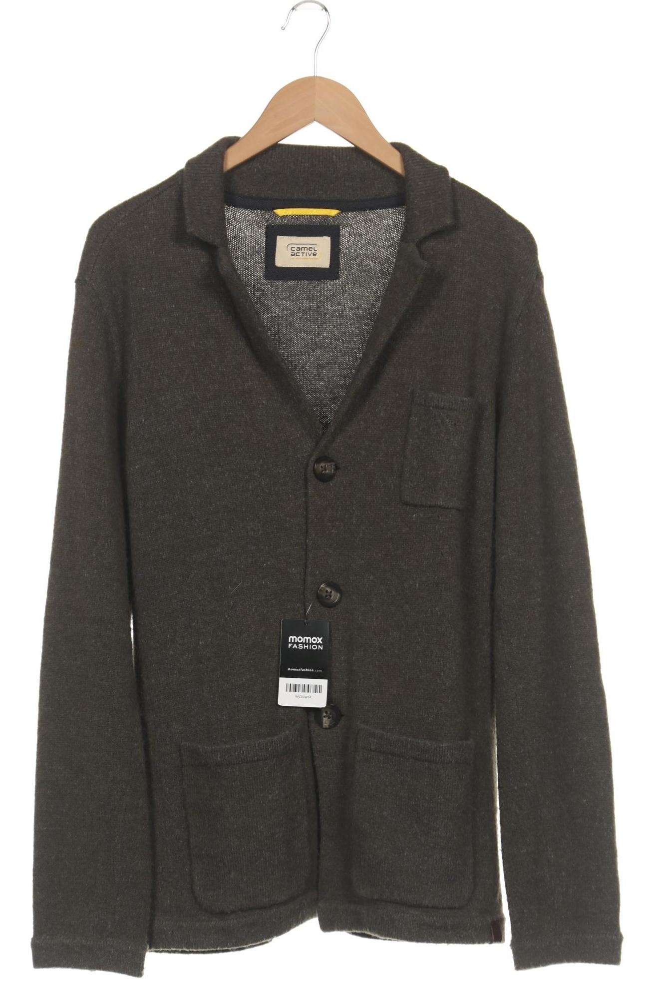 

camel active Herren Strickjacke, grün, Gr. 52