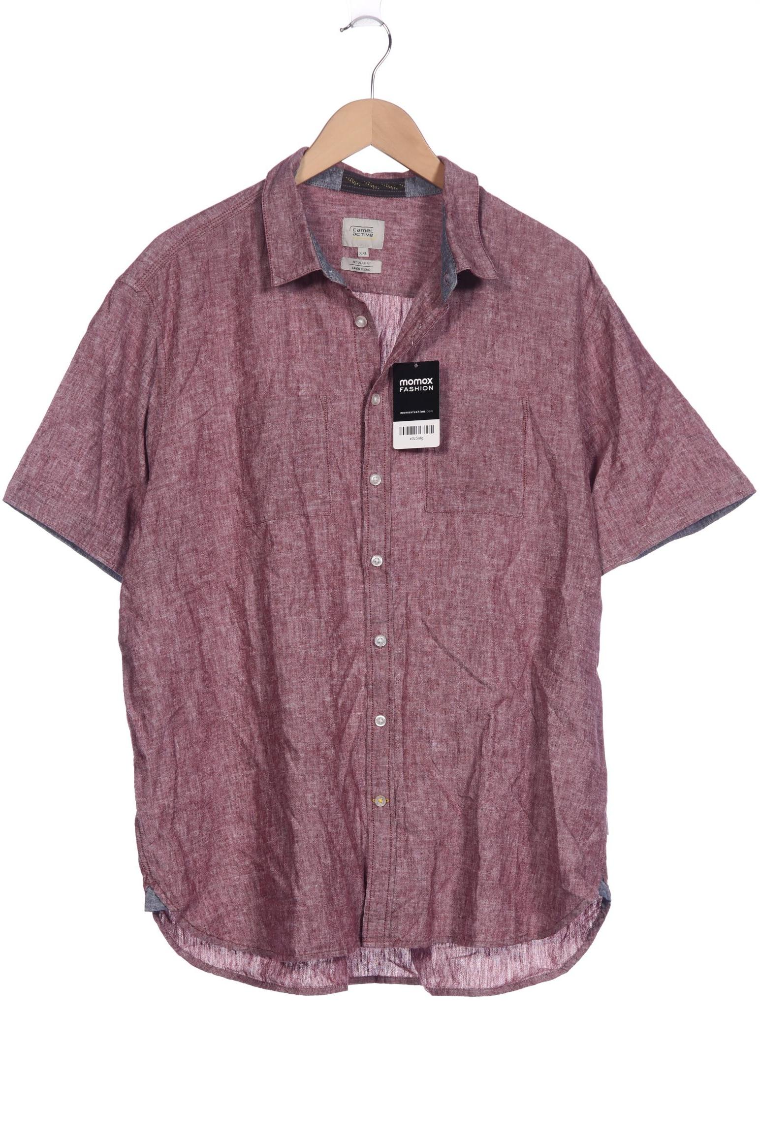 

camel active Herren Hemd, bordeaux, Gr. 56