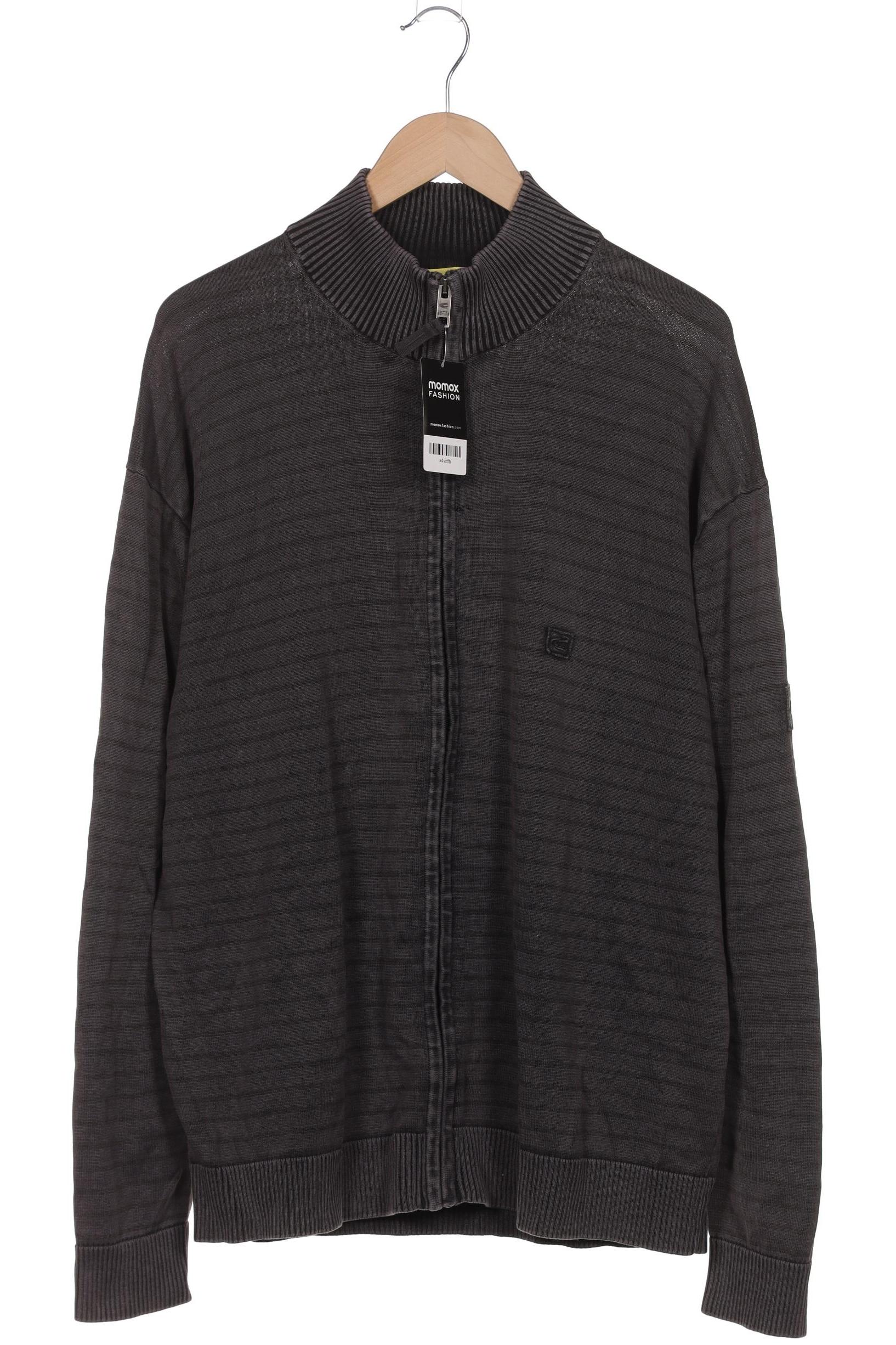 

camel active Herren Strickjacke, grau, Gr. 58
