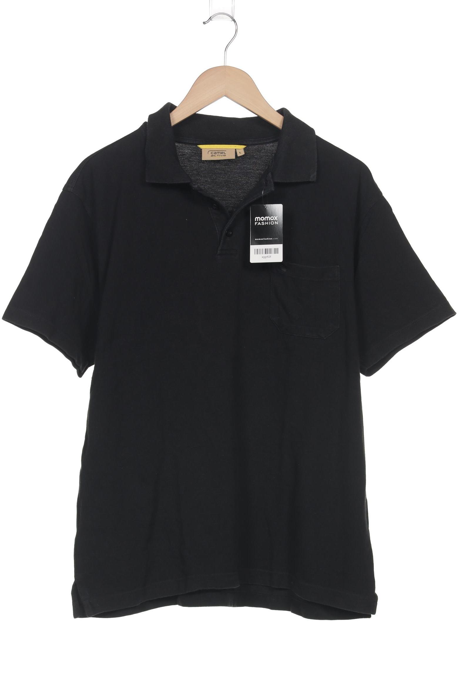 Thumbnail - camel active Herren Poloshirt, schwarz, Gr. 52