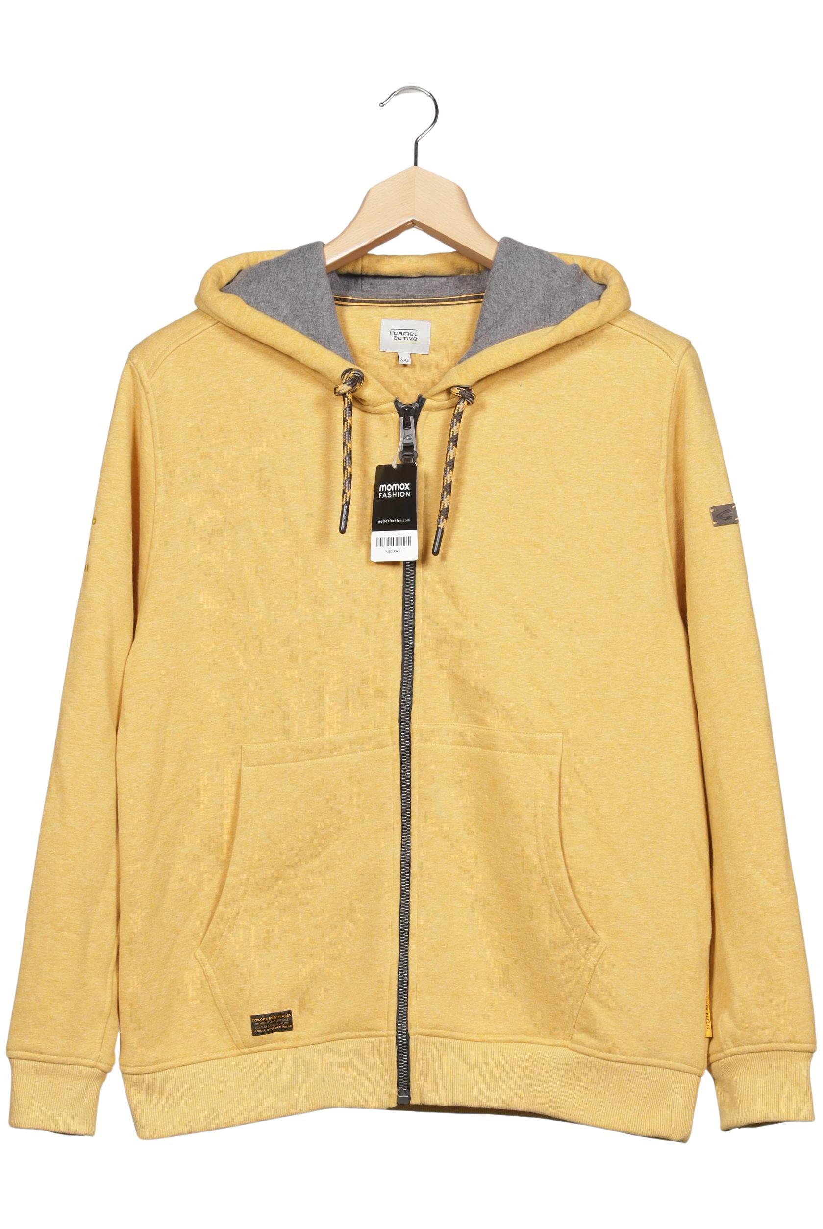 

camel active Herren Kapuzenpullover, gelb, Gr. 56