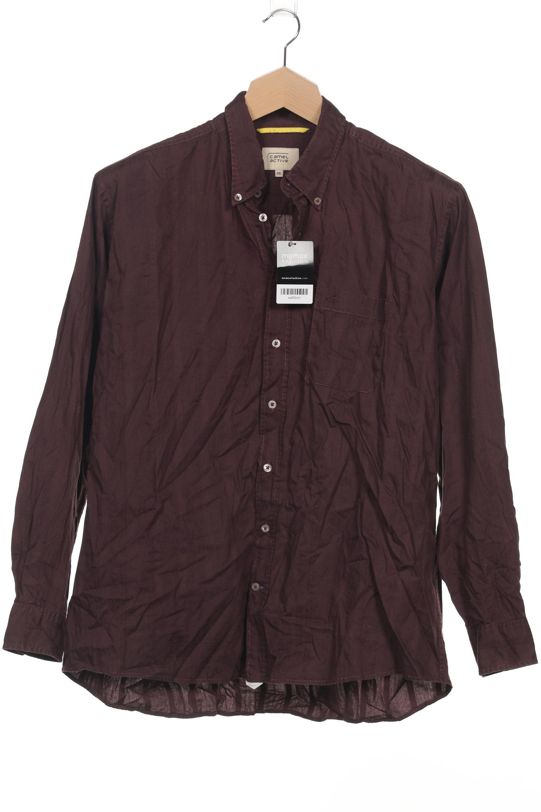 

camel active Herren Hemd, bordeaux, Gr. 56