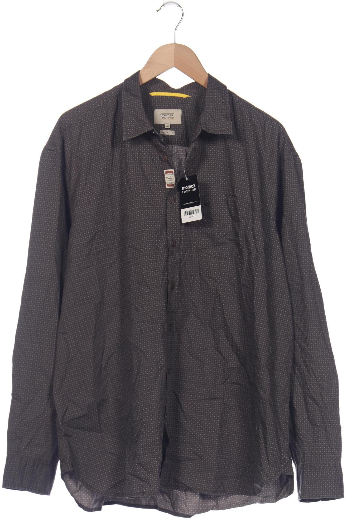 

camel active Herren Hemd, grau, Gr. 56