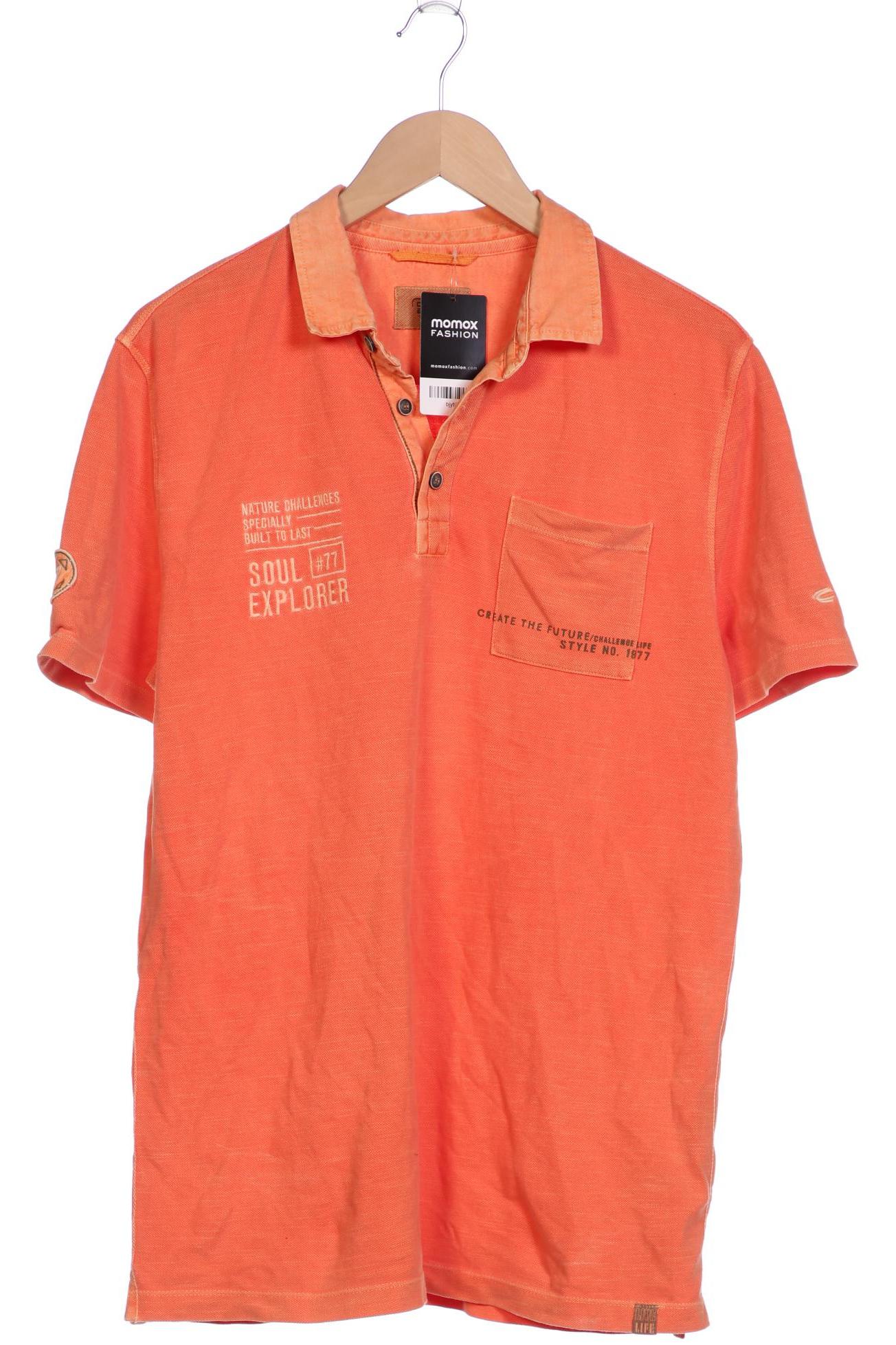 

camel active Herren Poloshirt, orange, Gr. 52