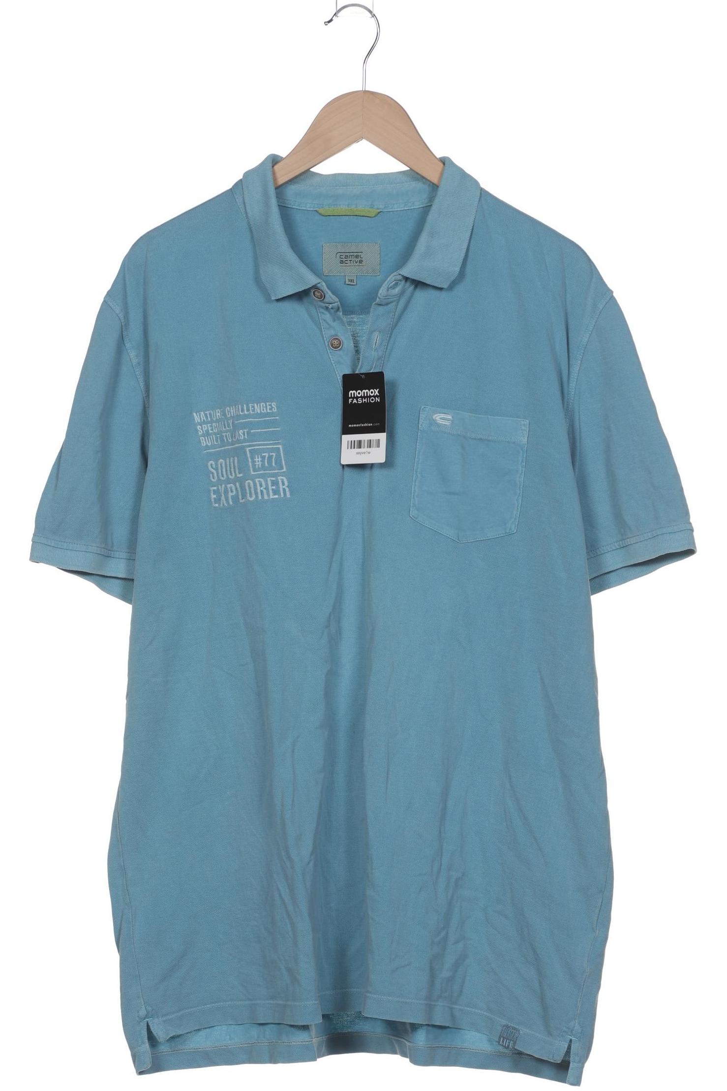 

camel active Herren Poloshirt, blau, Gr. 58