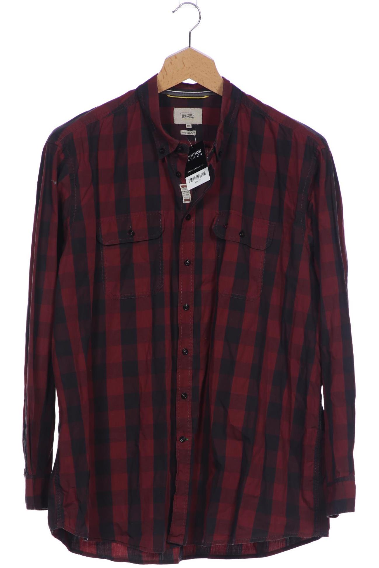 

camel active Herren Hemd, bordeaux, Gr. 58