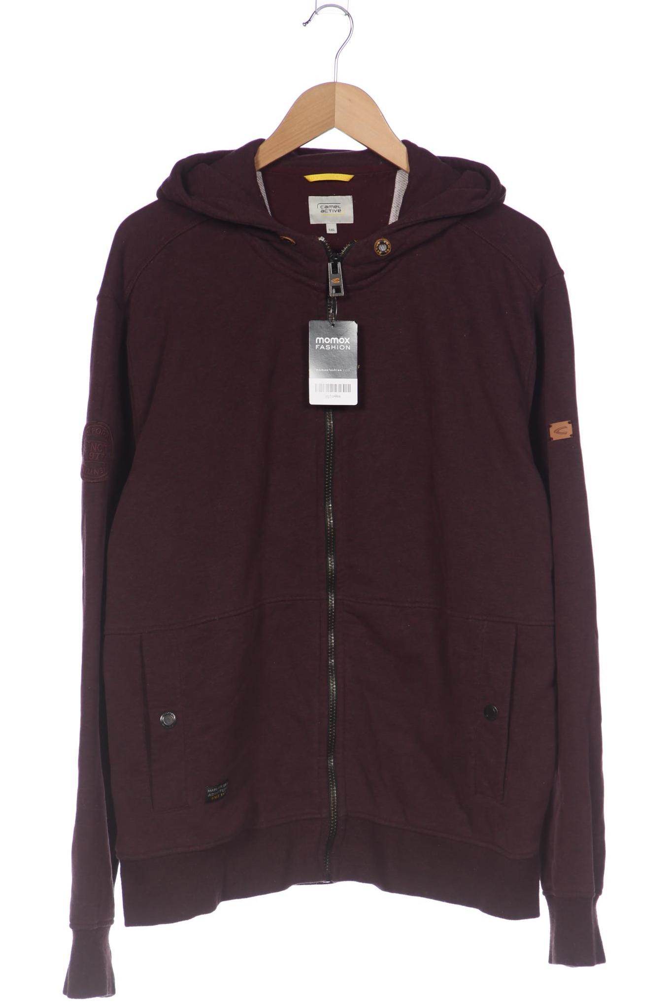 

camel active Herren Kapuzenpullover, bordeaux, Gr. 58