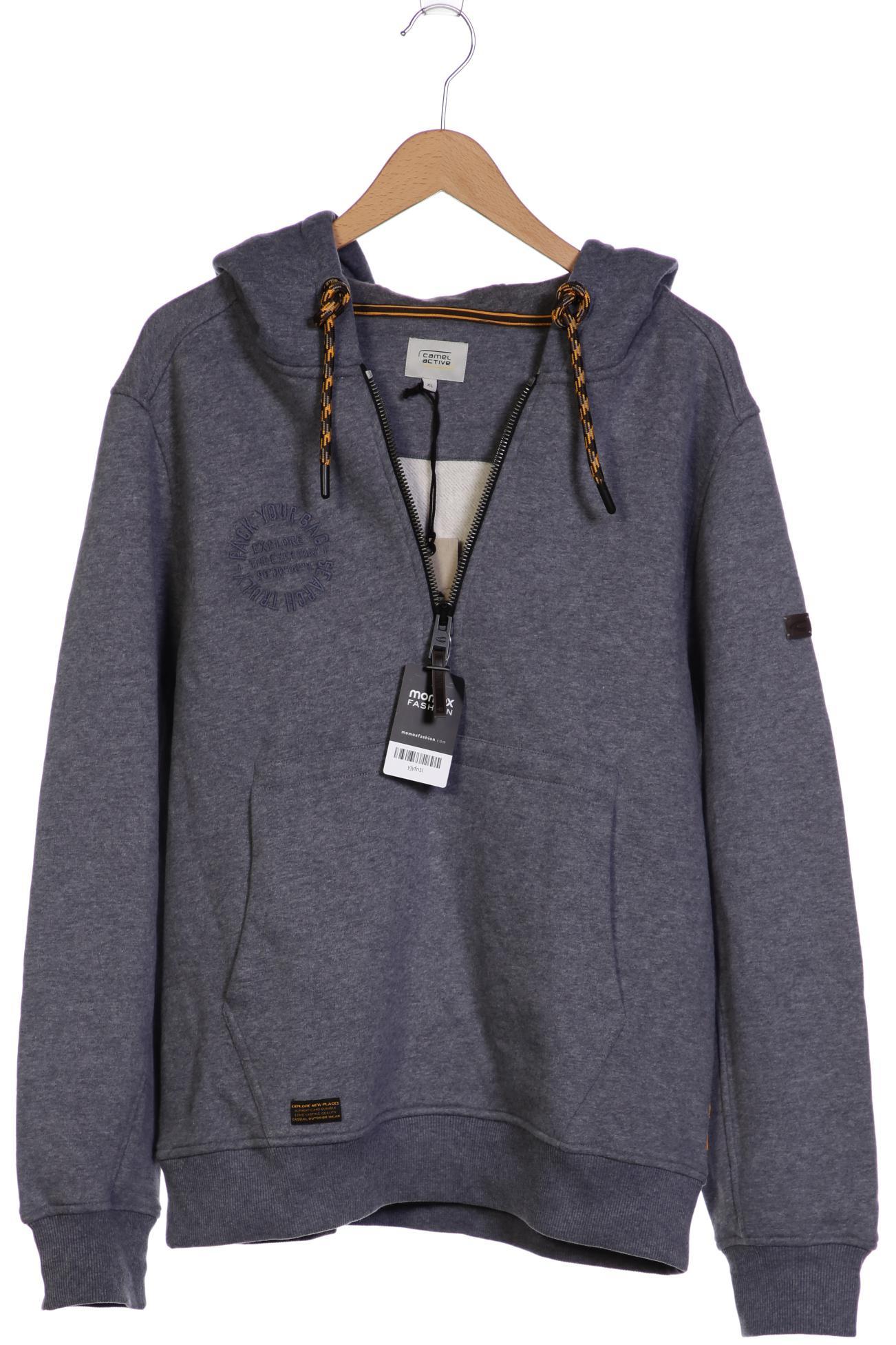 

camel active Herren Kapuzenpullover, grau, Gr. 54