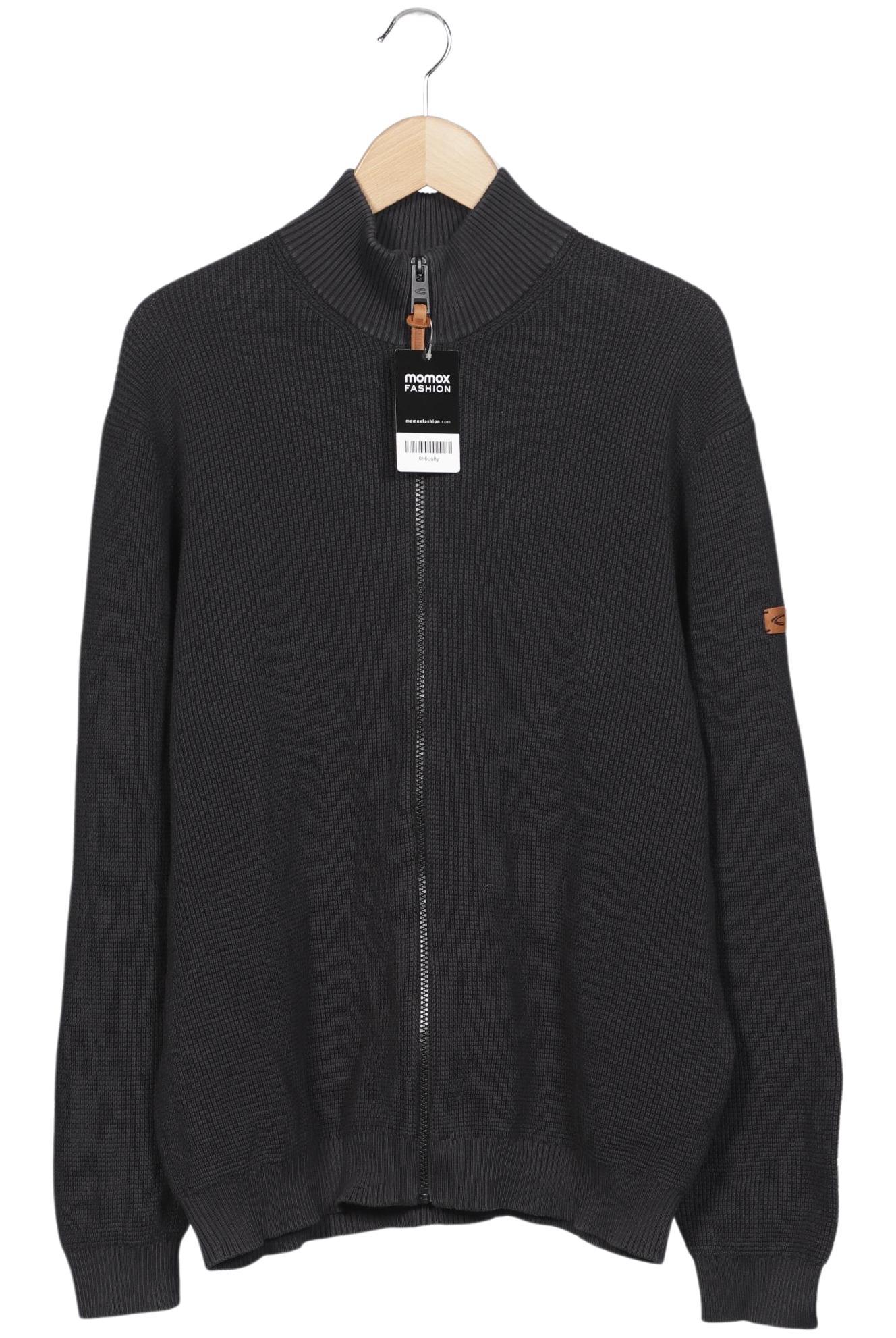 

camel active Herren Strickjacke, grau, Gr. 56