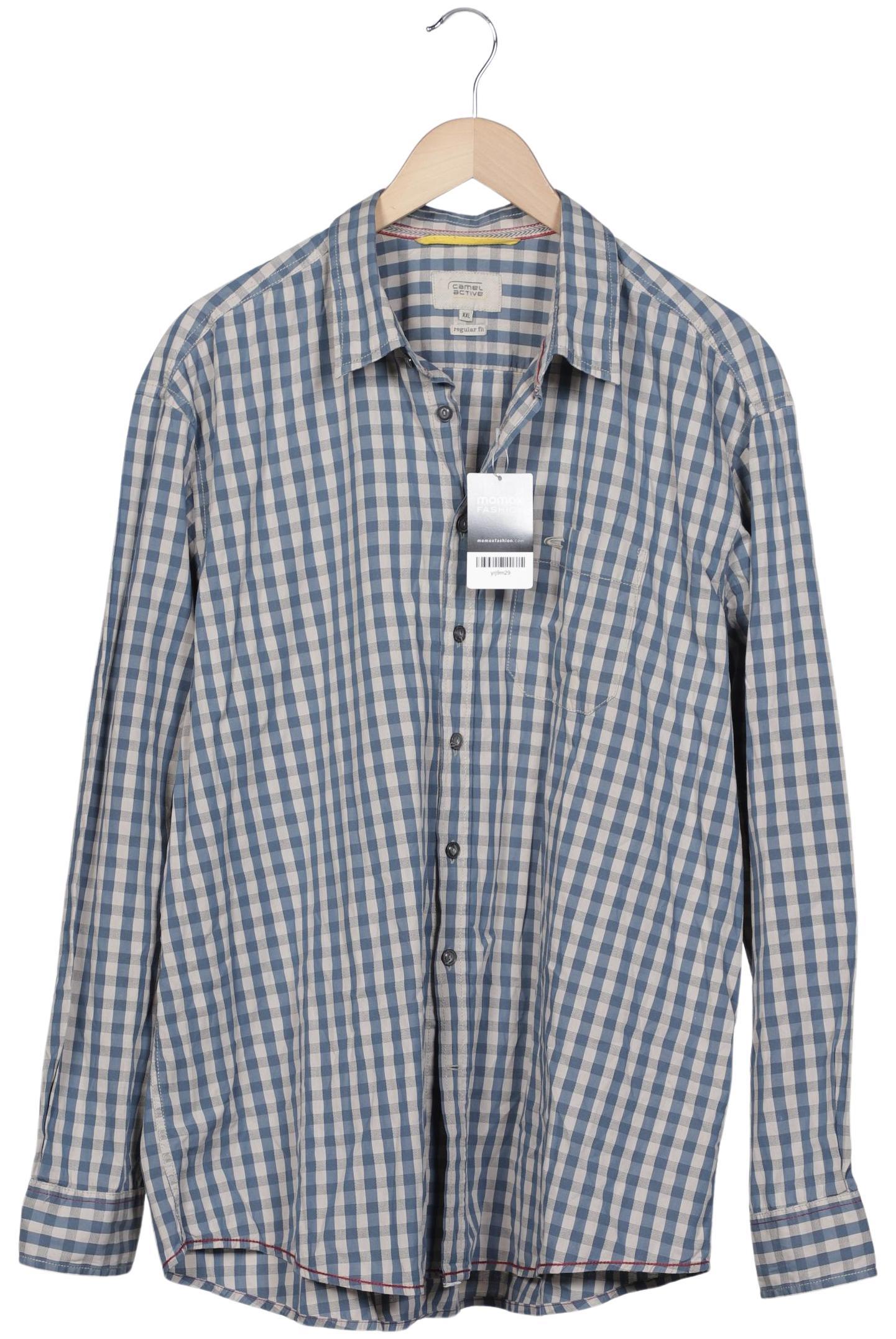 

camel active Herren Hemd, blau, Gr. 56