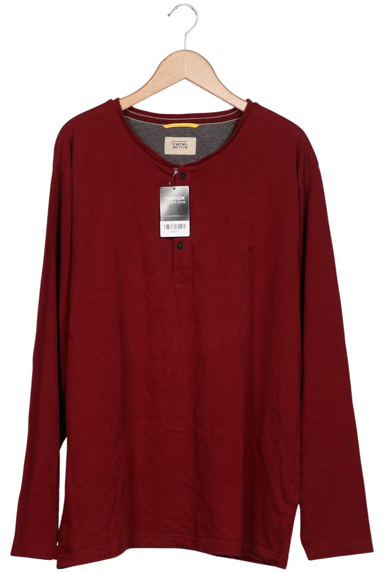 

camel active Herren Langarmshirt, rot, Gr. 56