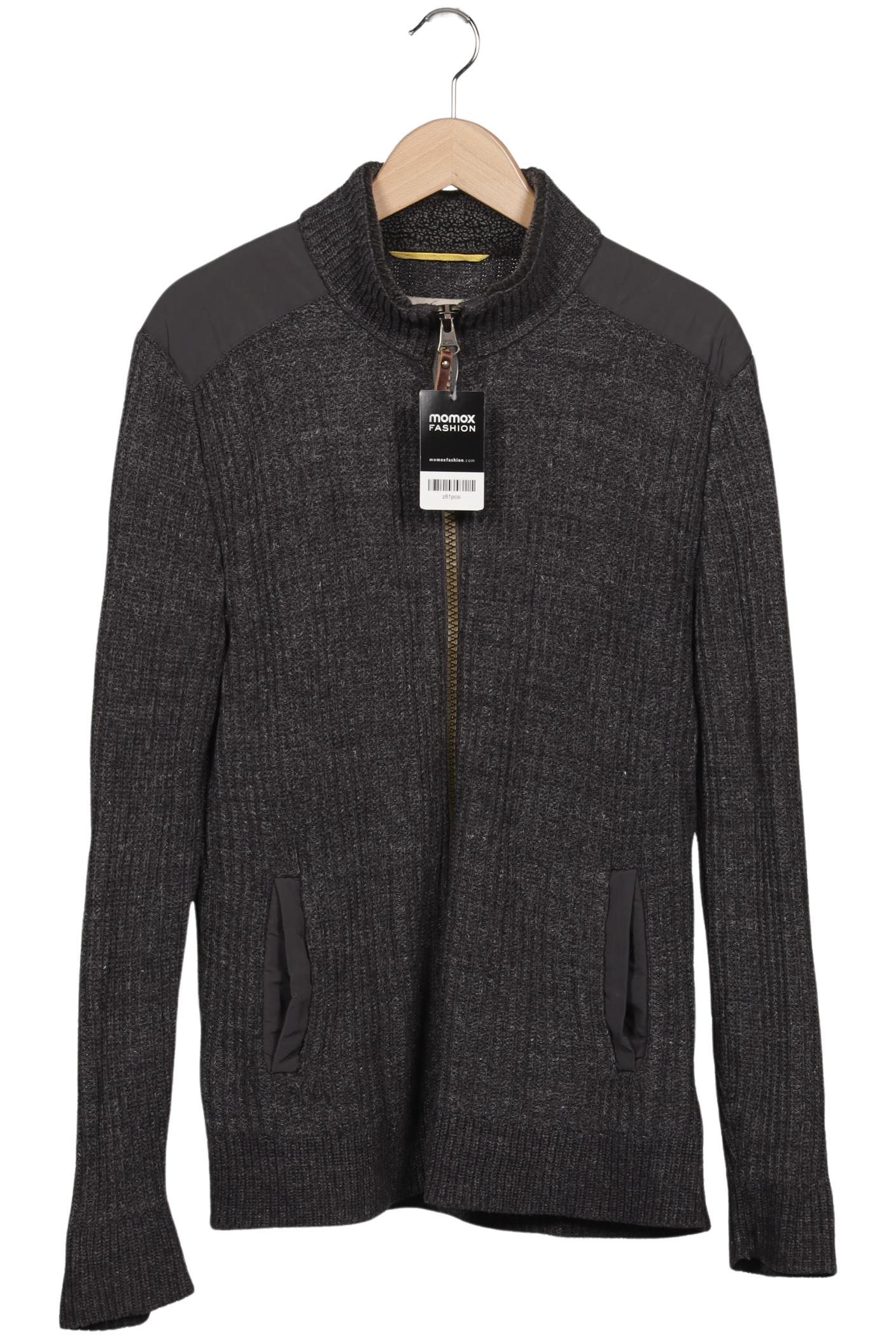 

camel active Herren Strickjacke, grau, Gr. 52