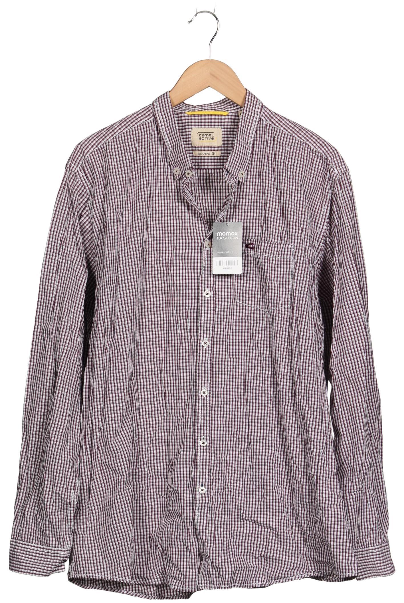 

camel active Herren Hemd, bordeaux, Gr. 56