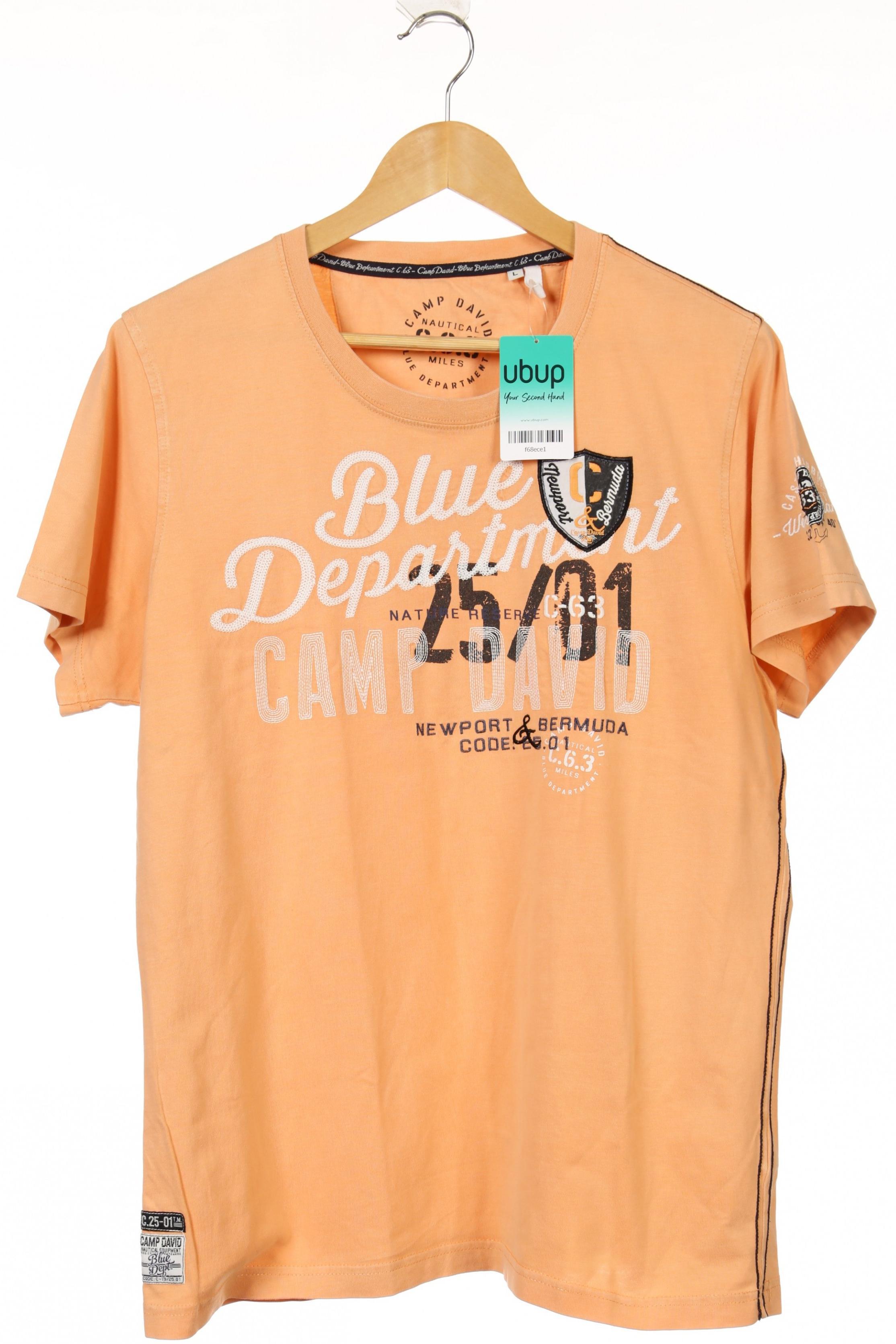 

Camp David Herren T-Shirt, orange, Gr.