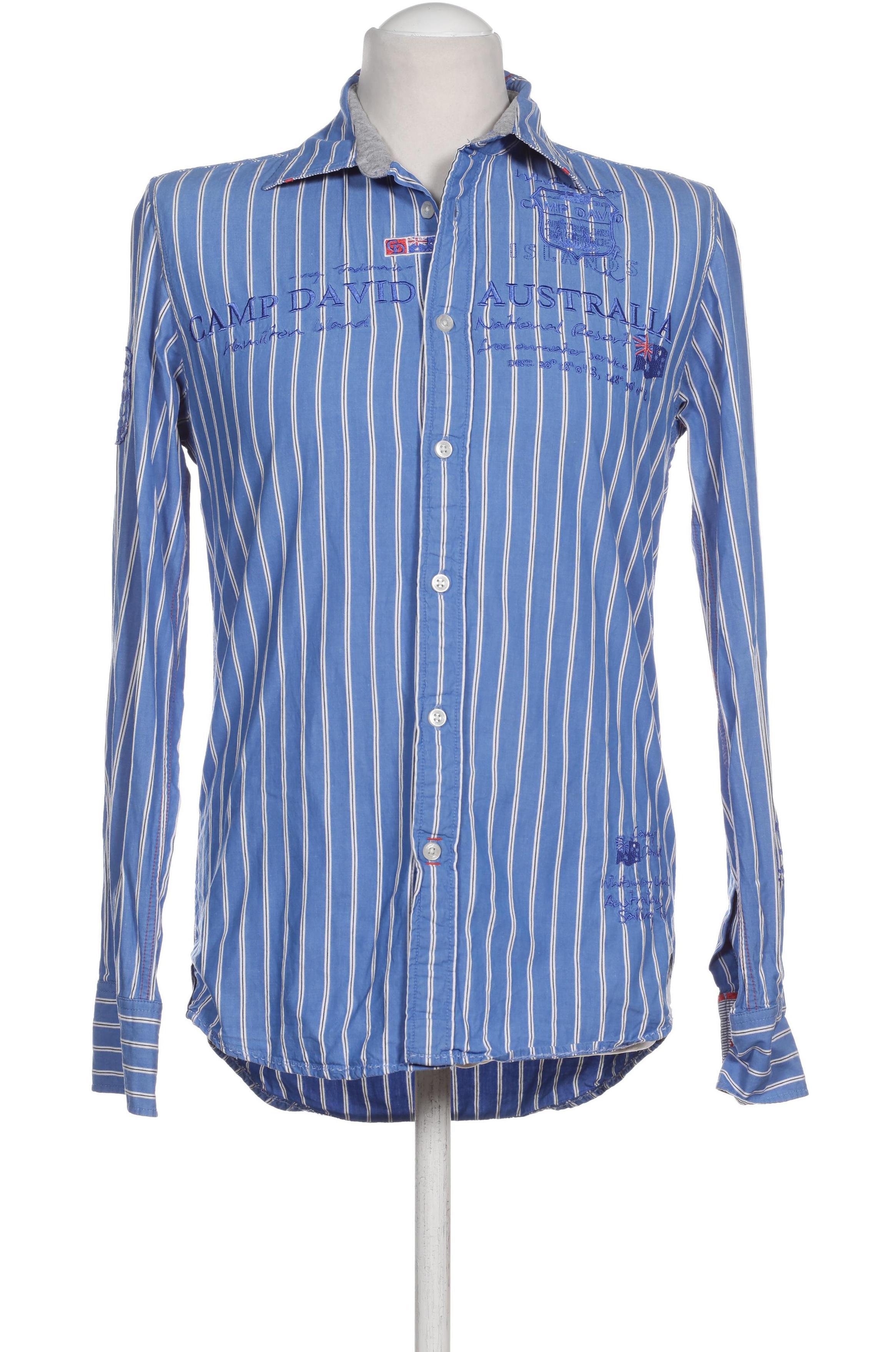 

Camp David Herren Hemd, blau, Gr.
