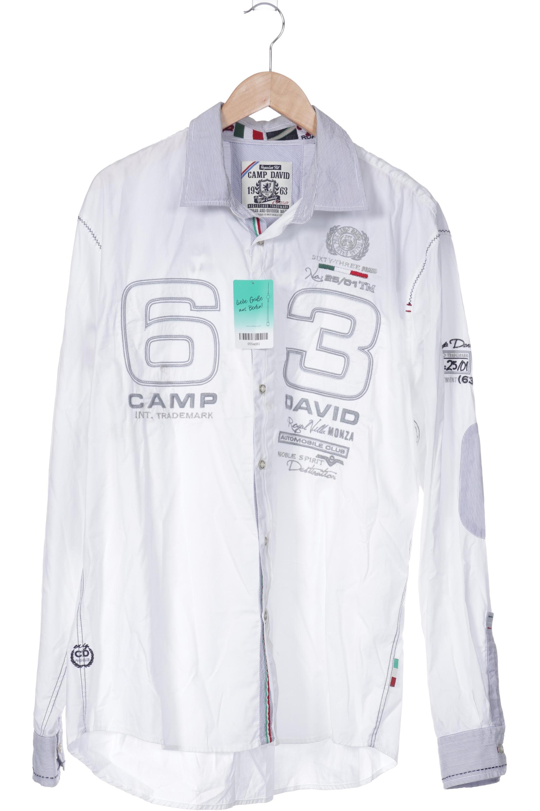 Thumbnail - Camp David Herren Hemd, weiß, Gr.