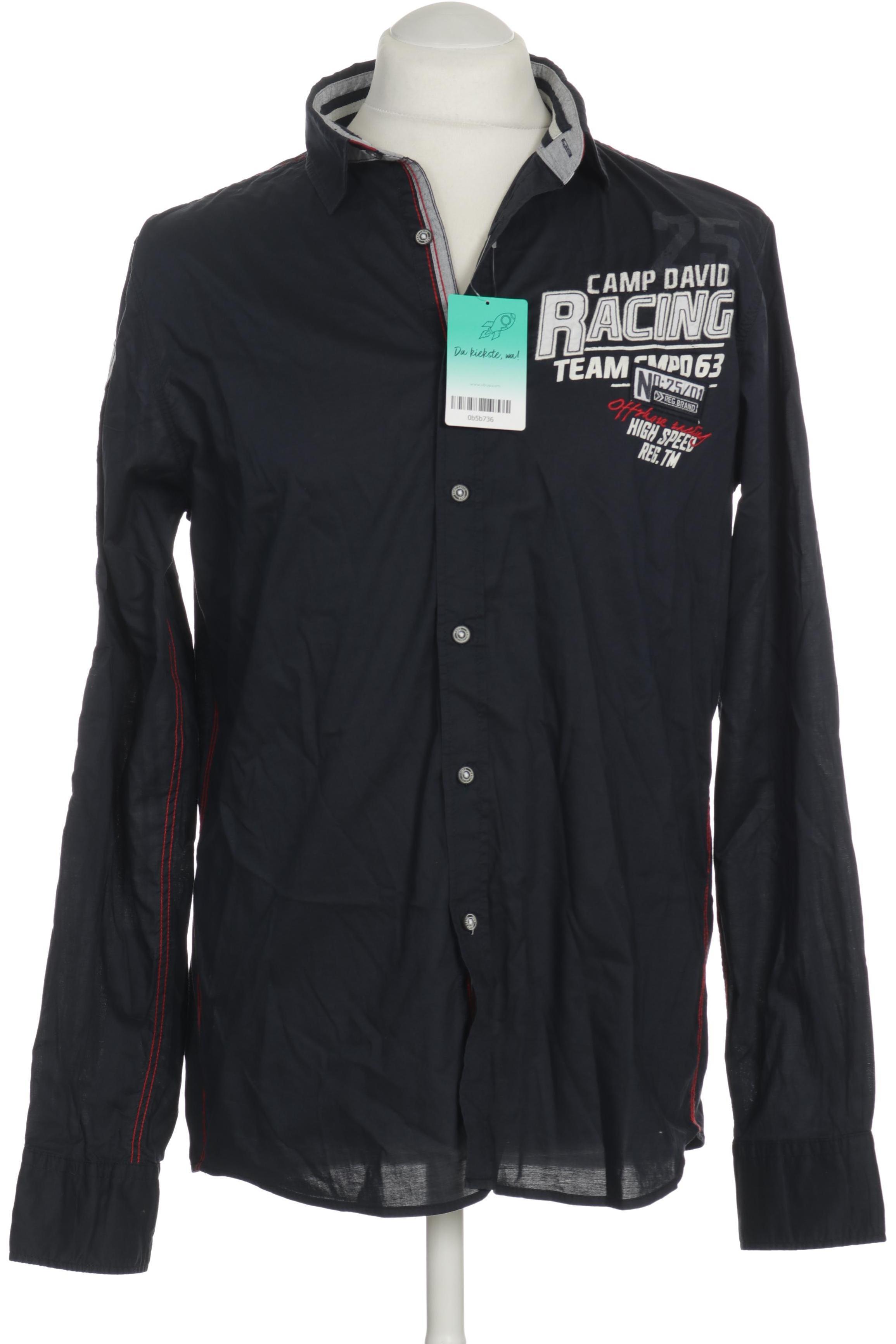 

Camp David Herren Hemd, blau, Gr.