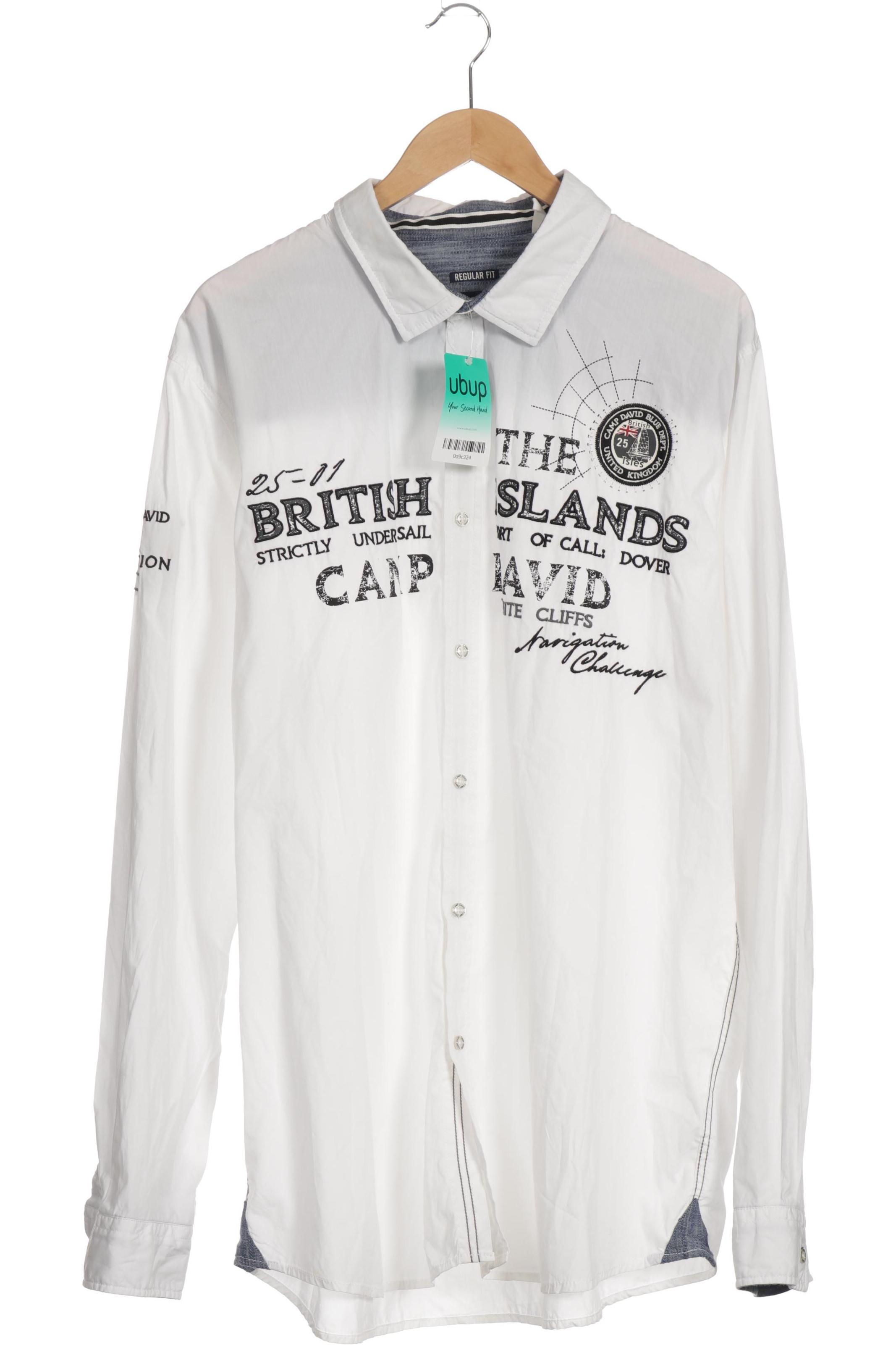 

Camp David Herren Hemd, weiß, Gr.