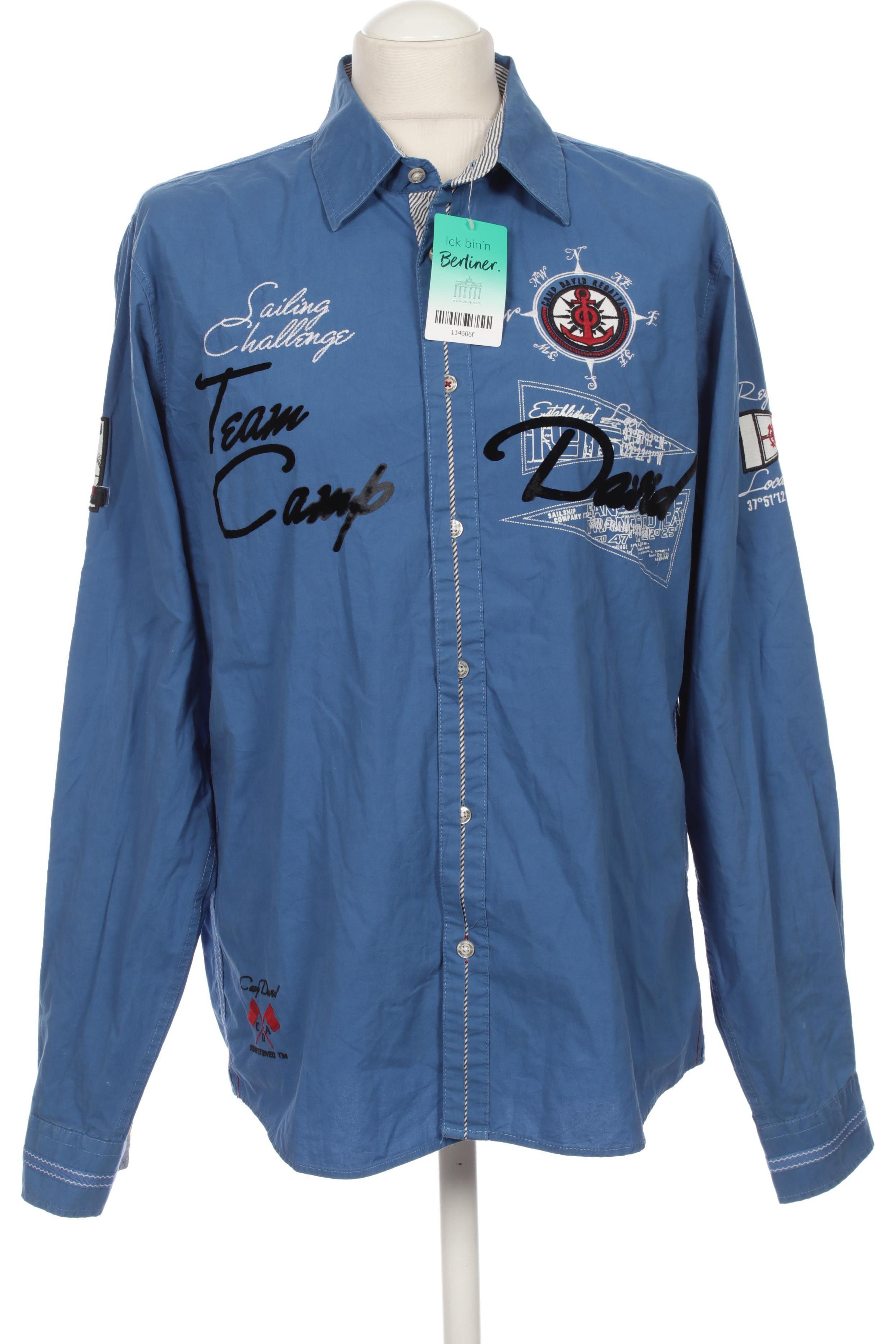 

Camp David Herren Hemd, blau, Gr.