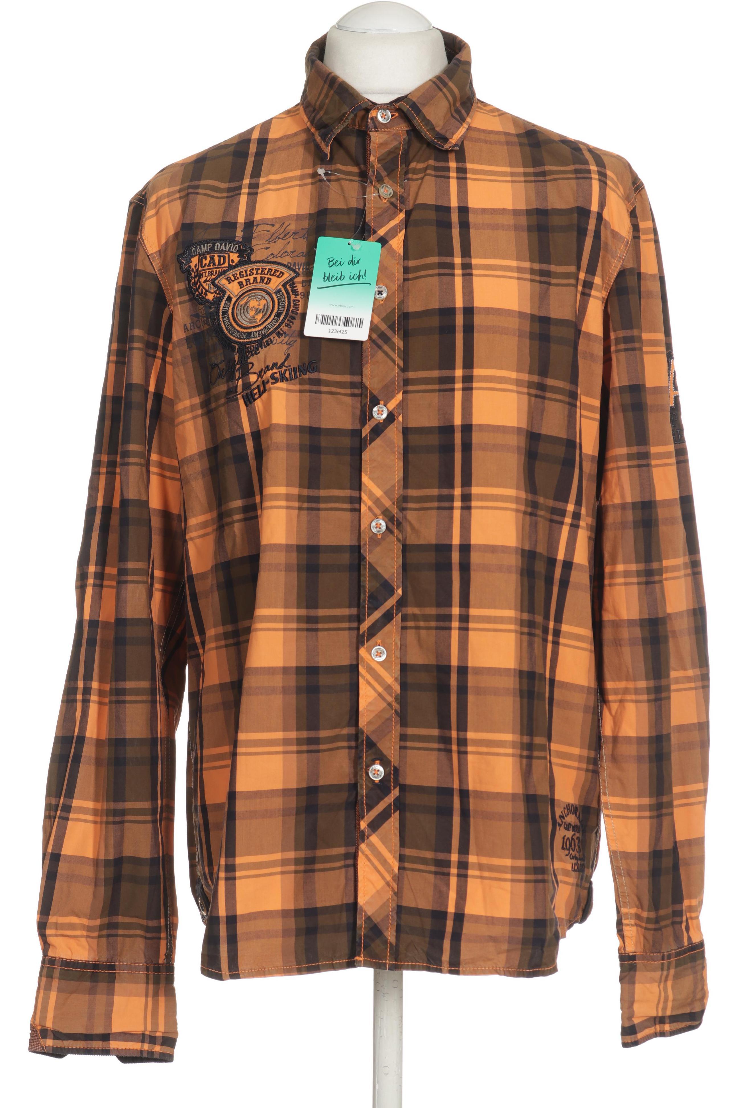 

Camp David Herren Hemd, orange, Gr.