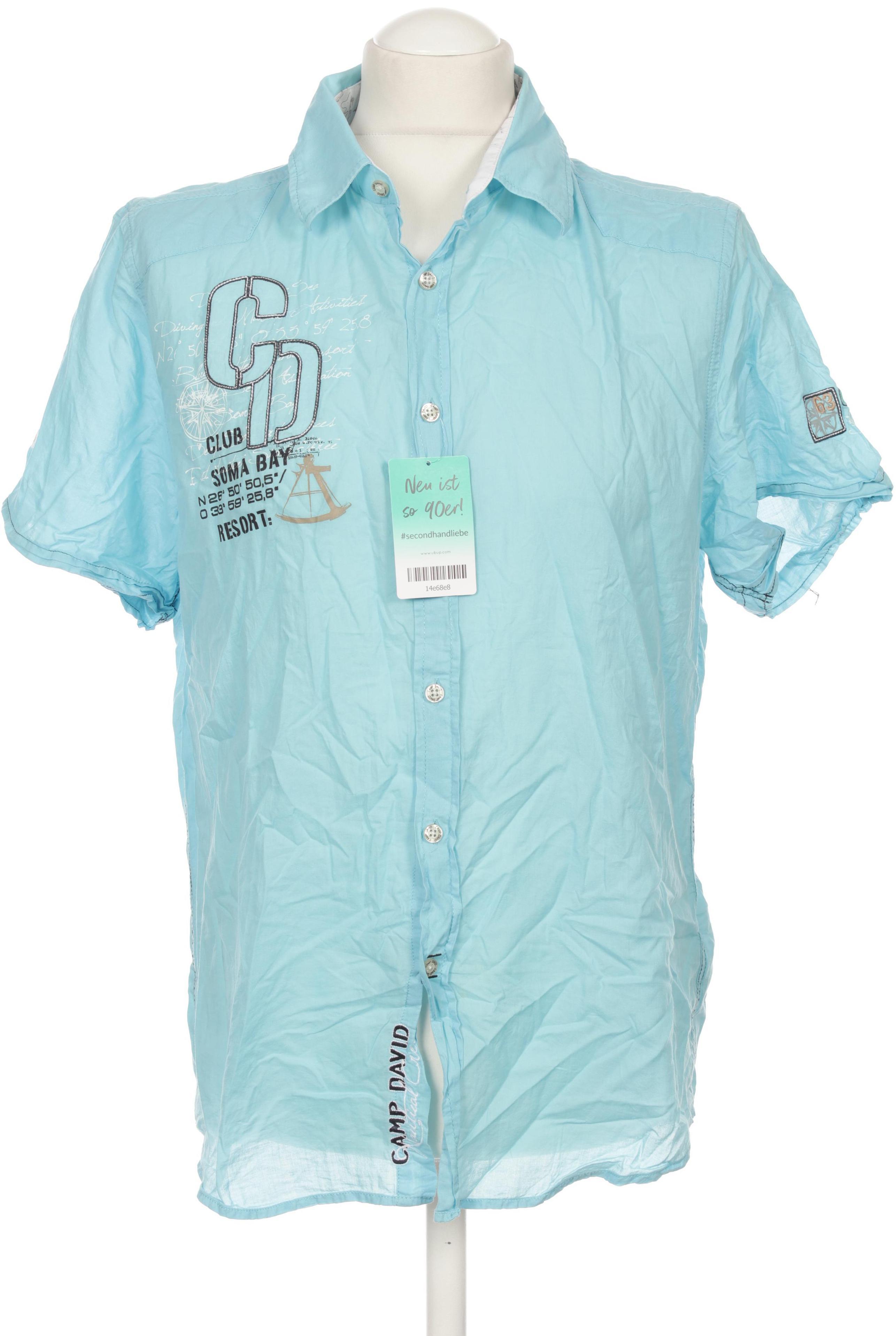 

Camp David Herren Hemd, blau, Gr.