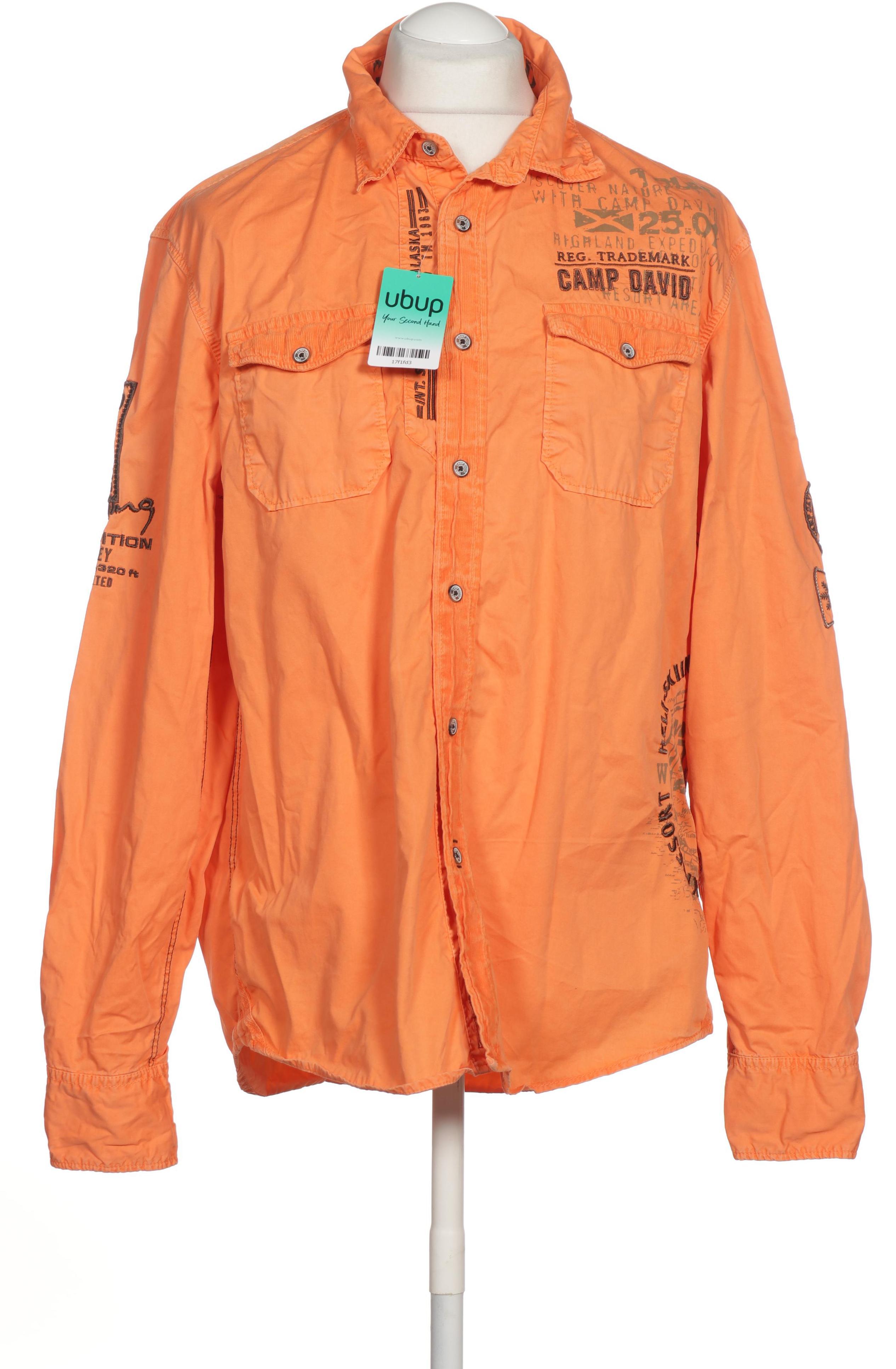 

Camp David Herren Hemd, orange, Gr.