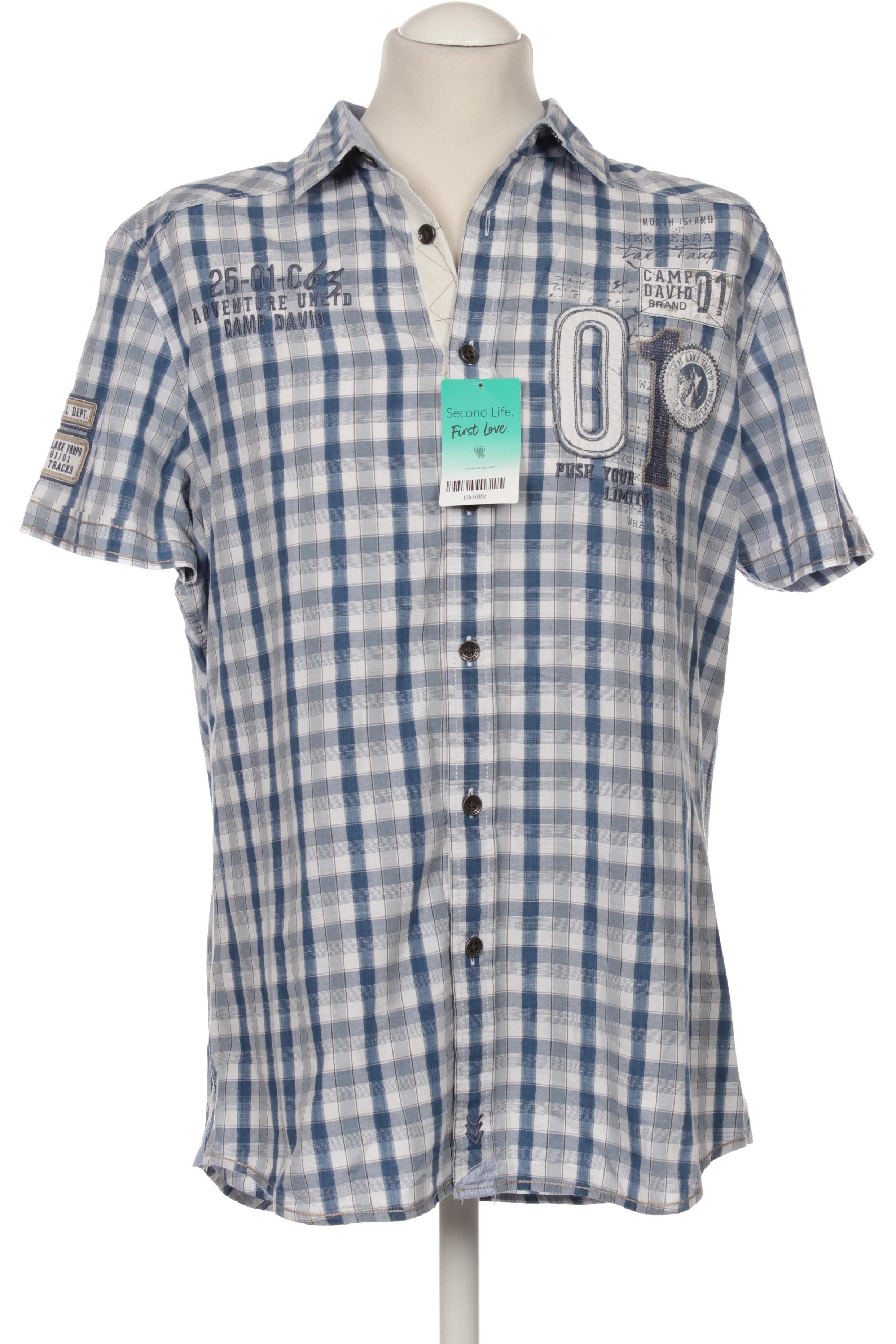 

Camp David Herren Hemd, blau, Gr.
