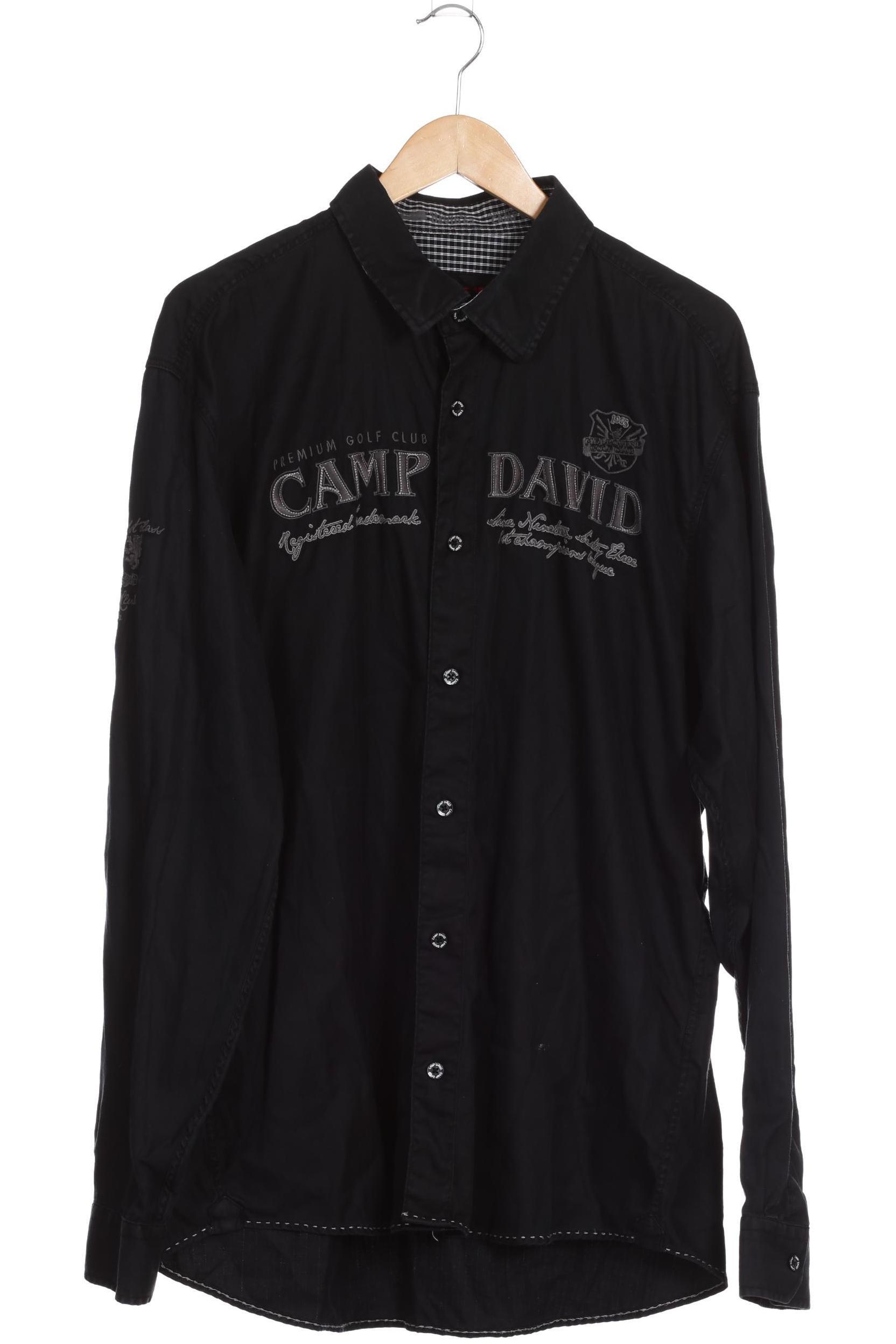 

Camp David Herren Hemd, schwarz, Gr.