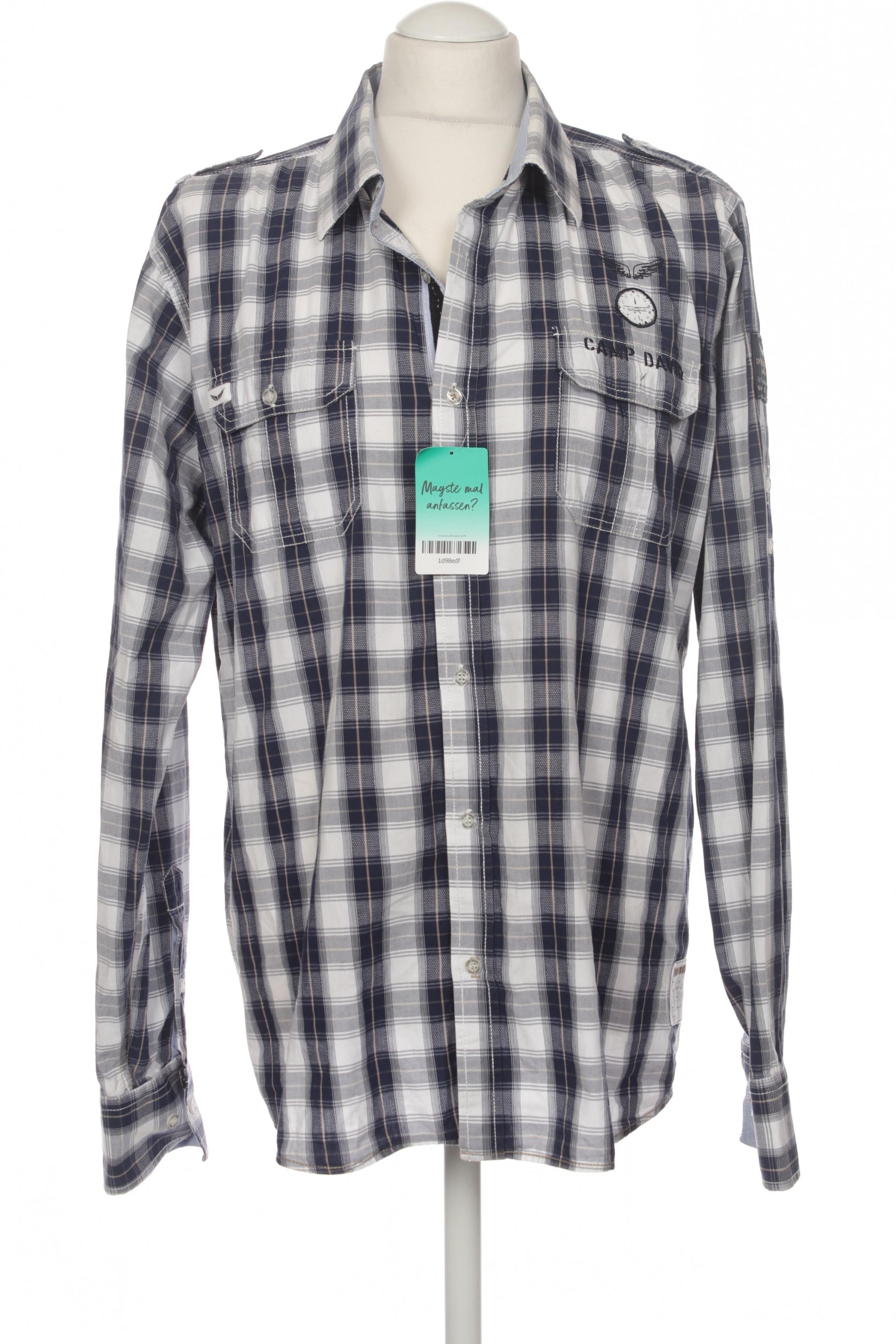 

Camp David Herren Hemd, blau, Gr.