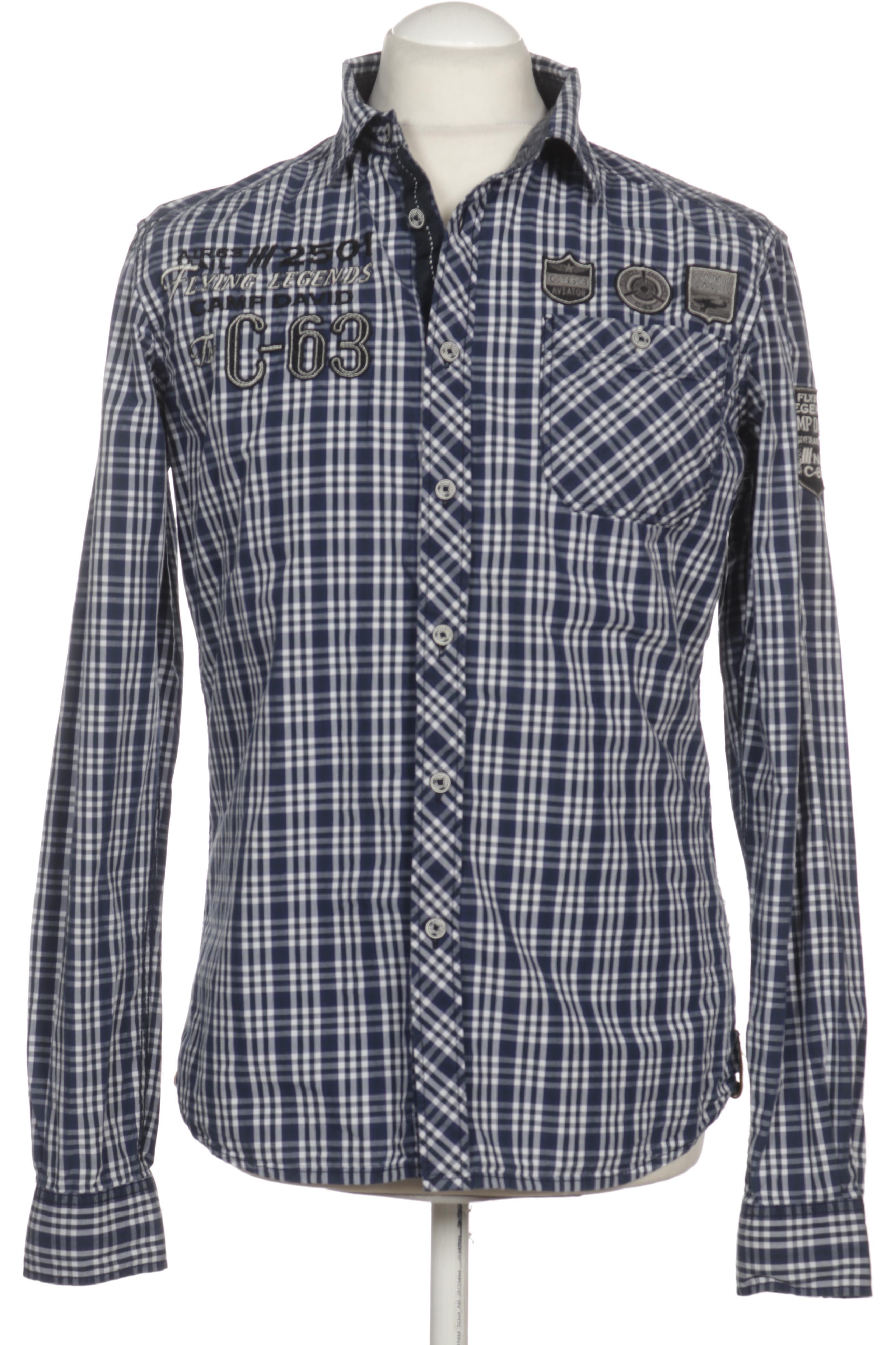 

Camp David Herren Hemd, blau, Gr.