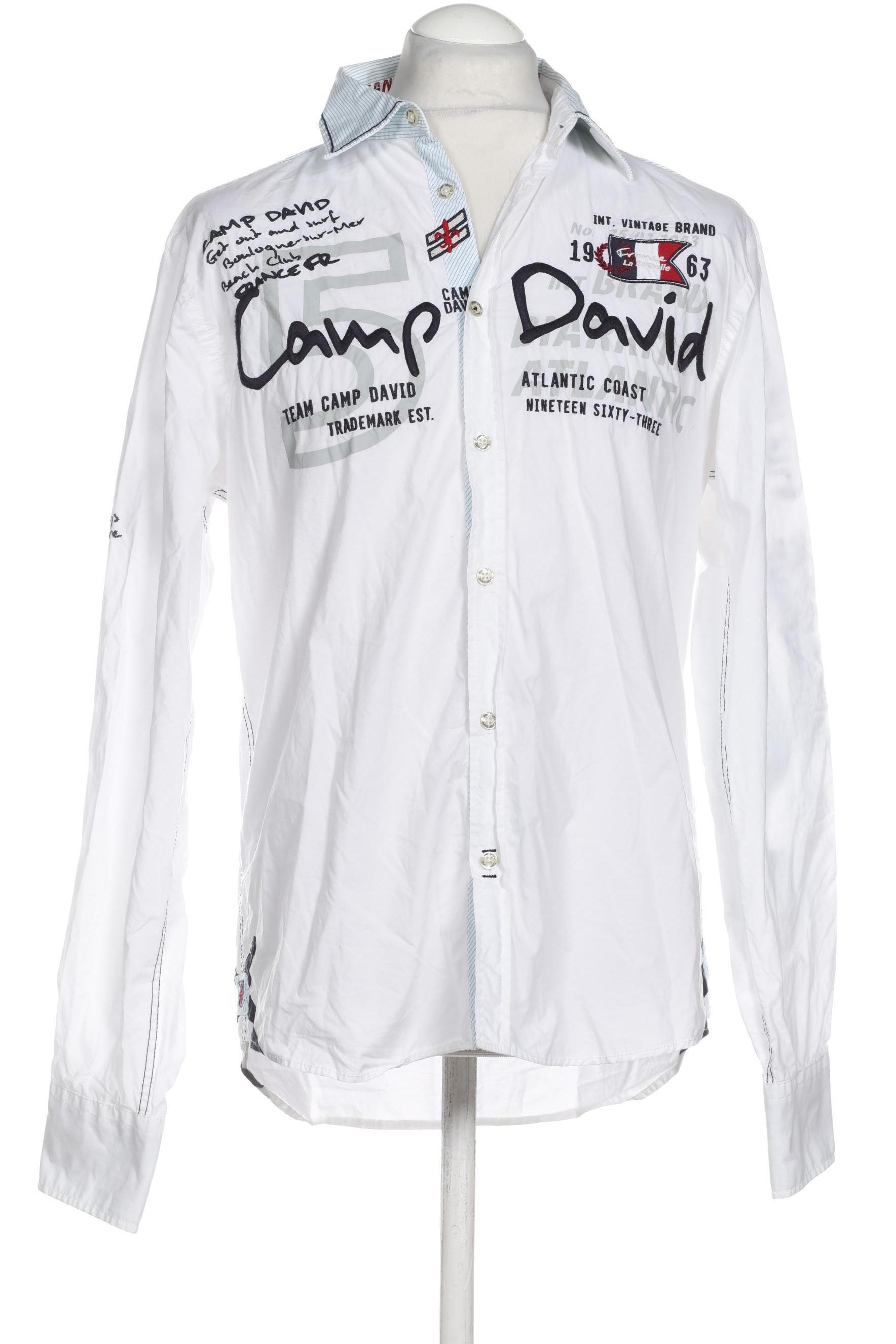 

Camp David Herren Hemd, weiß, Gr.