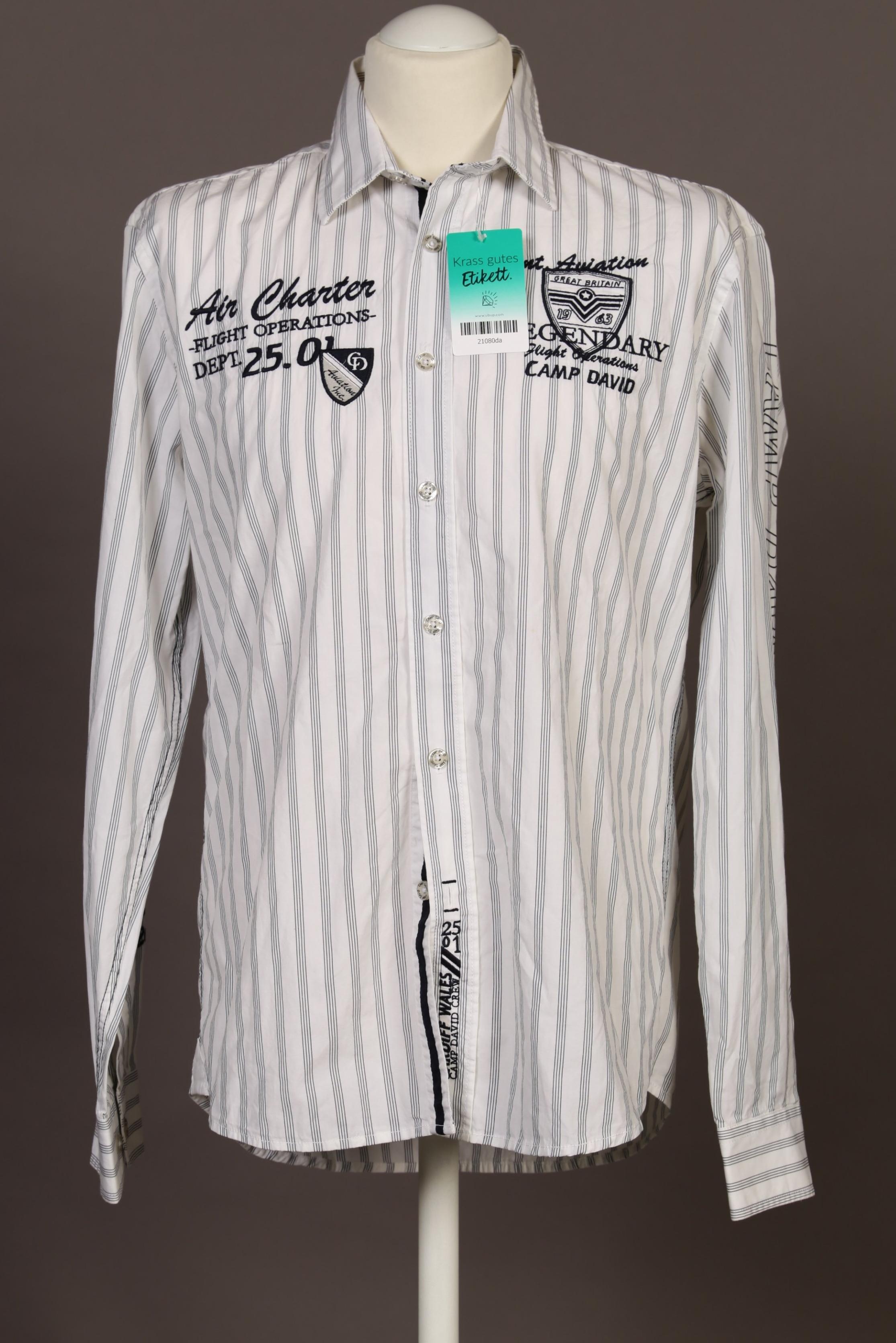 

Camp David Herren Hemd, weiß, Gr.