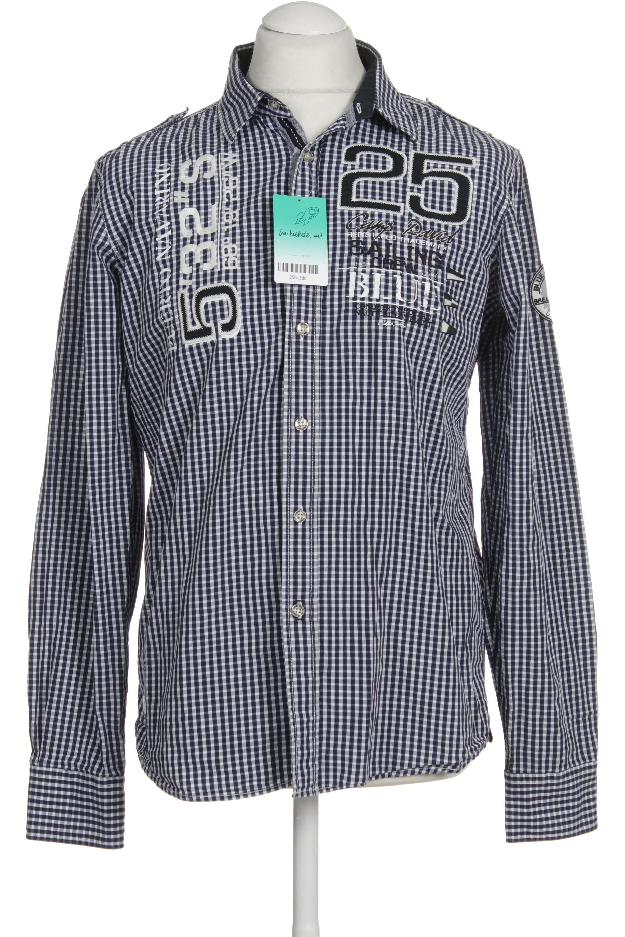 

Camp David Herren Hemd, blau, Gr.