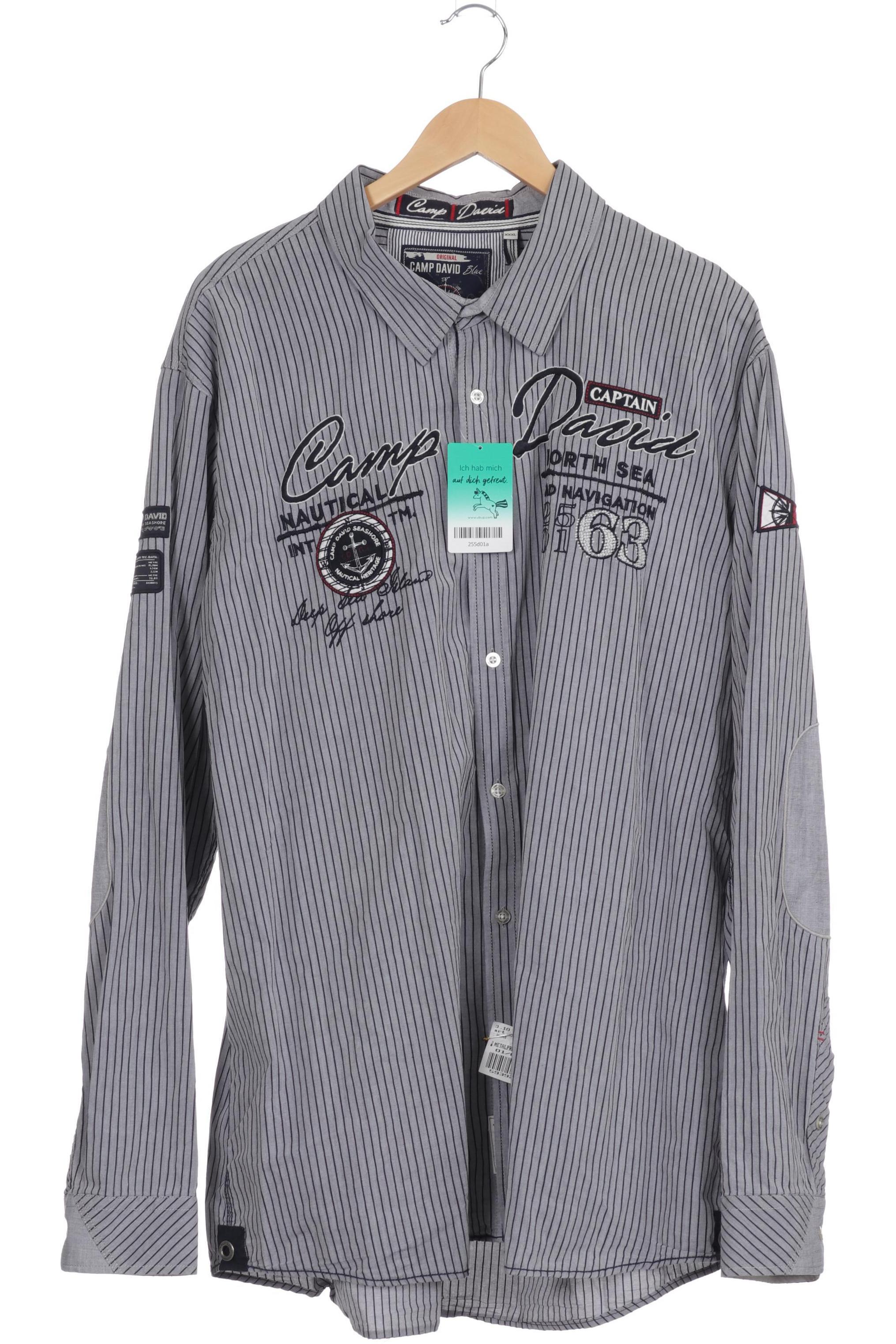 

Camp David Herren Hemd, grau, Gr.