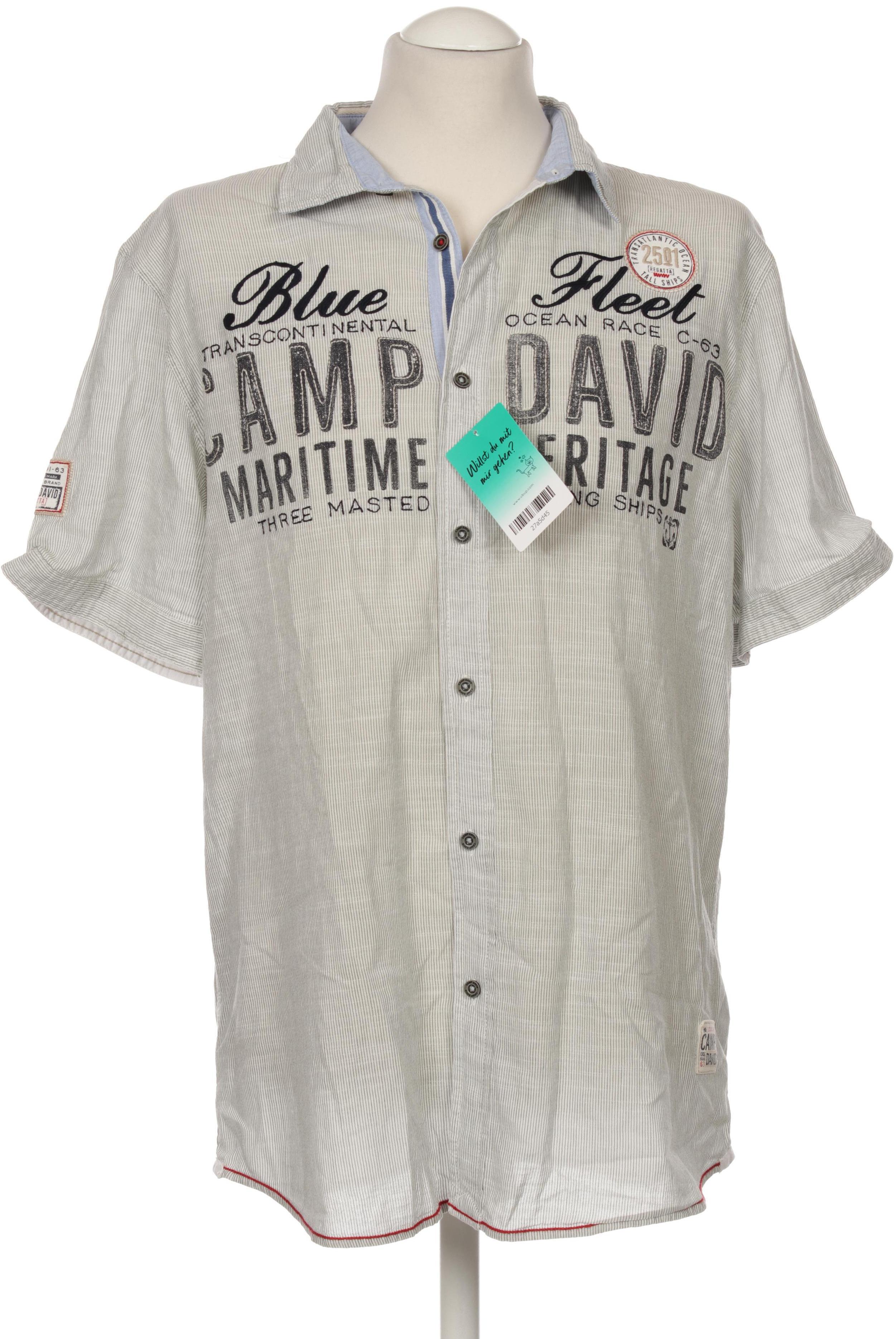 

Camp David Herren Hemd, grau, Gr.