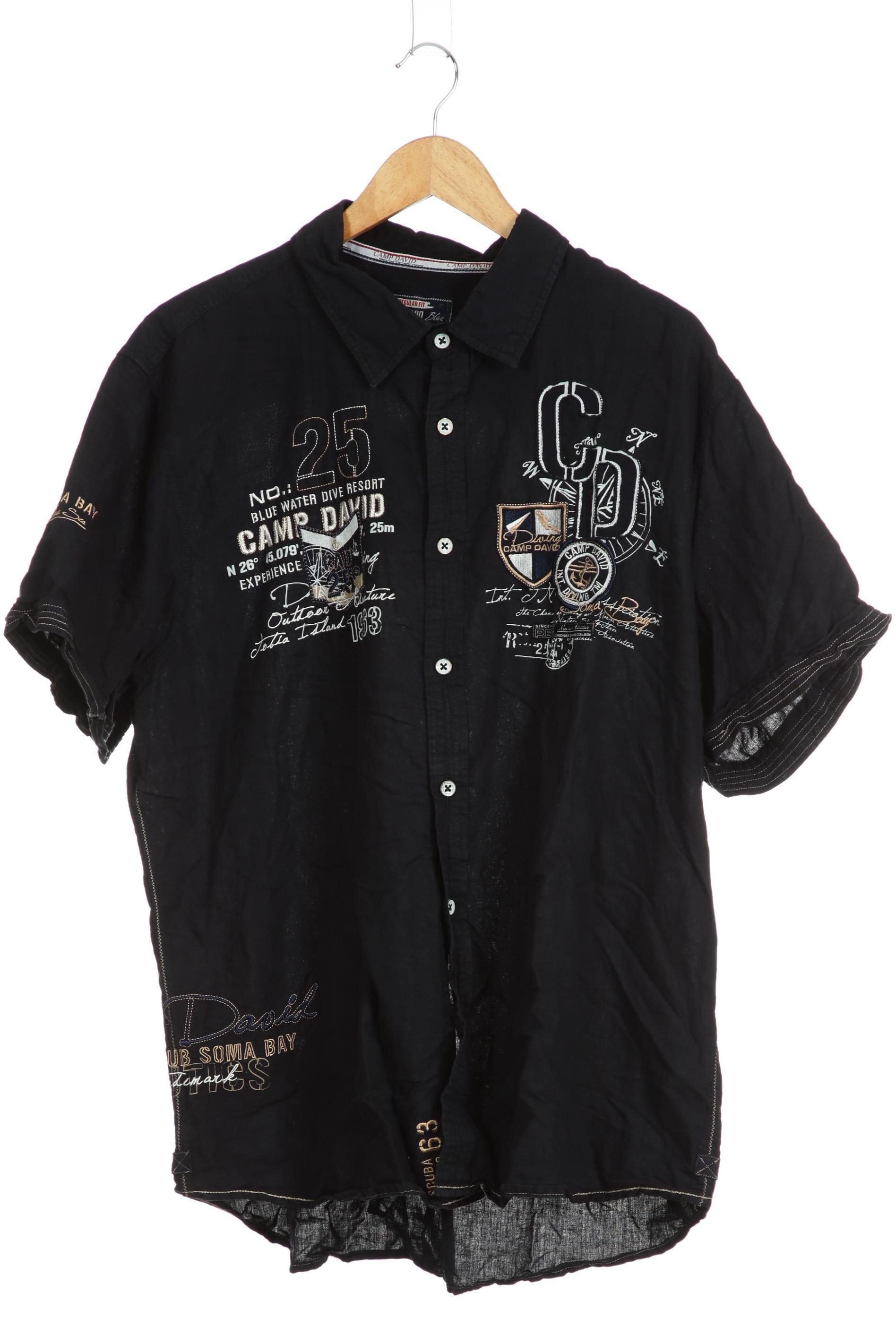 

Camp David Herren Hemd, blau, Gr.