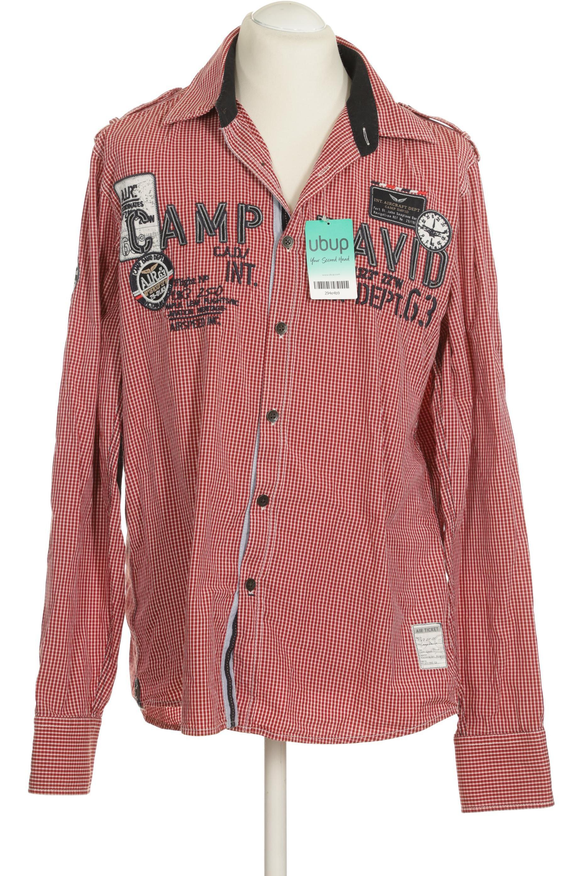 

Camp David Herren Hemd, rot, Gr.