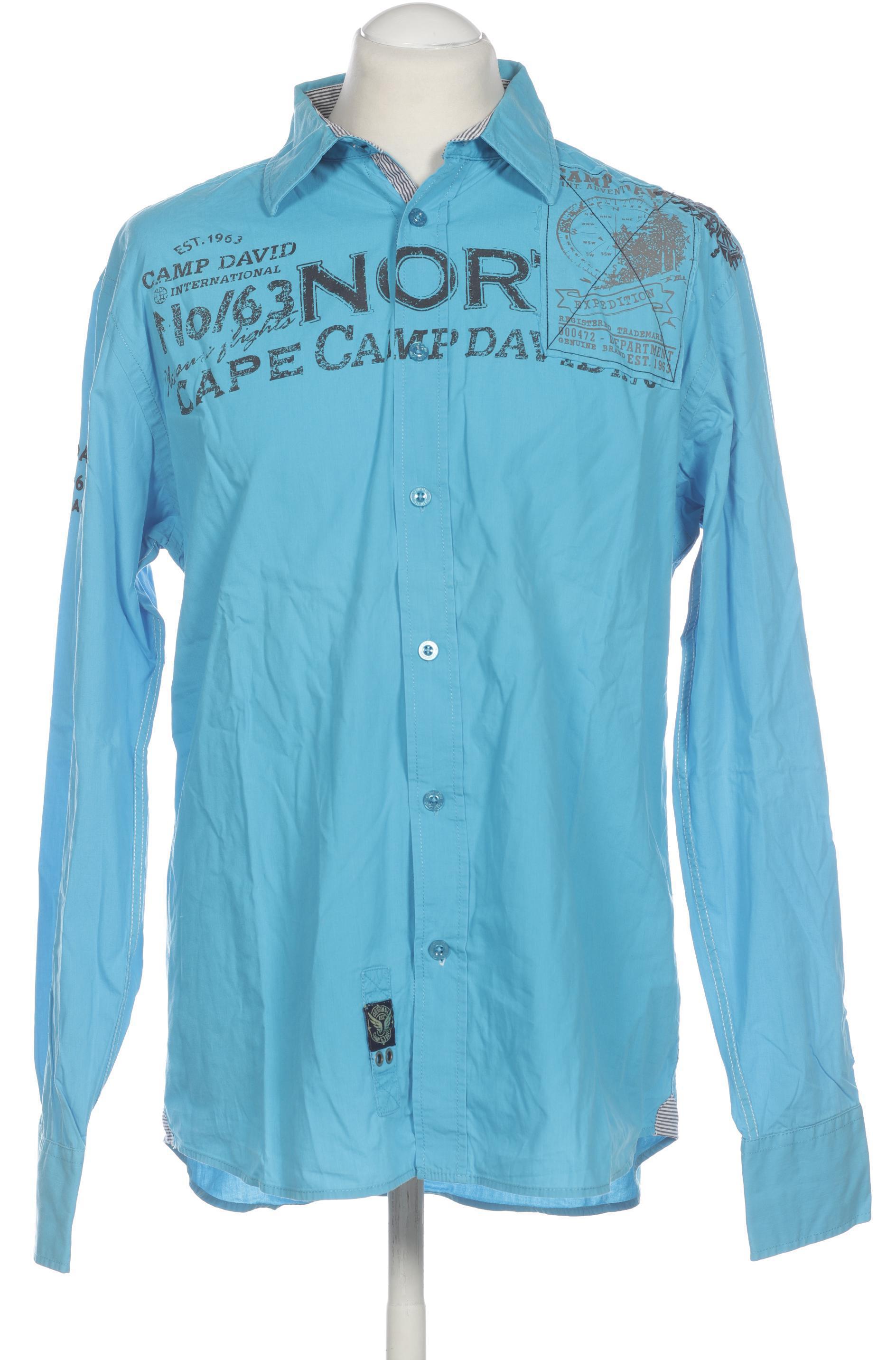 Thumbnail - Camp David Herren Hemd, blau, Gr.