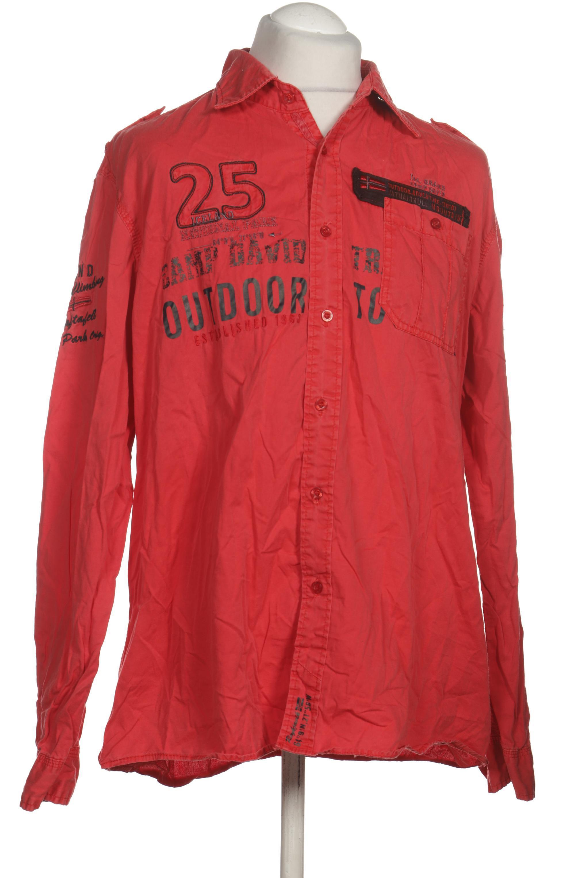 

Camp David Herren Hemd, rot, Gr.