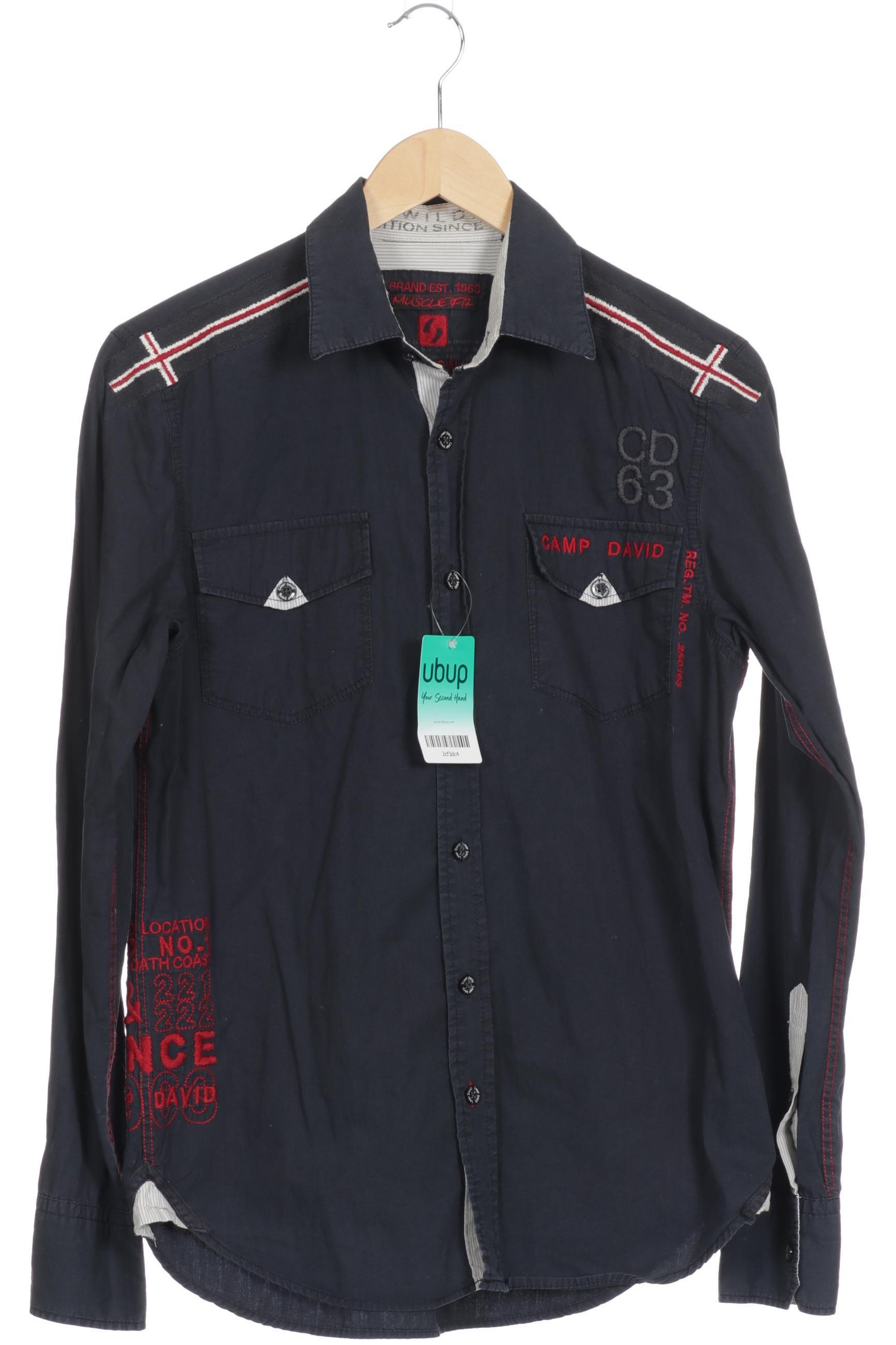 

Camp David Herren Hemd, blau, Gr.