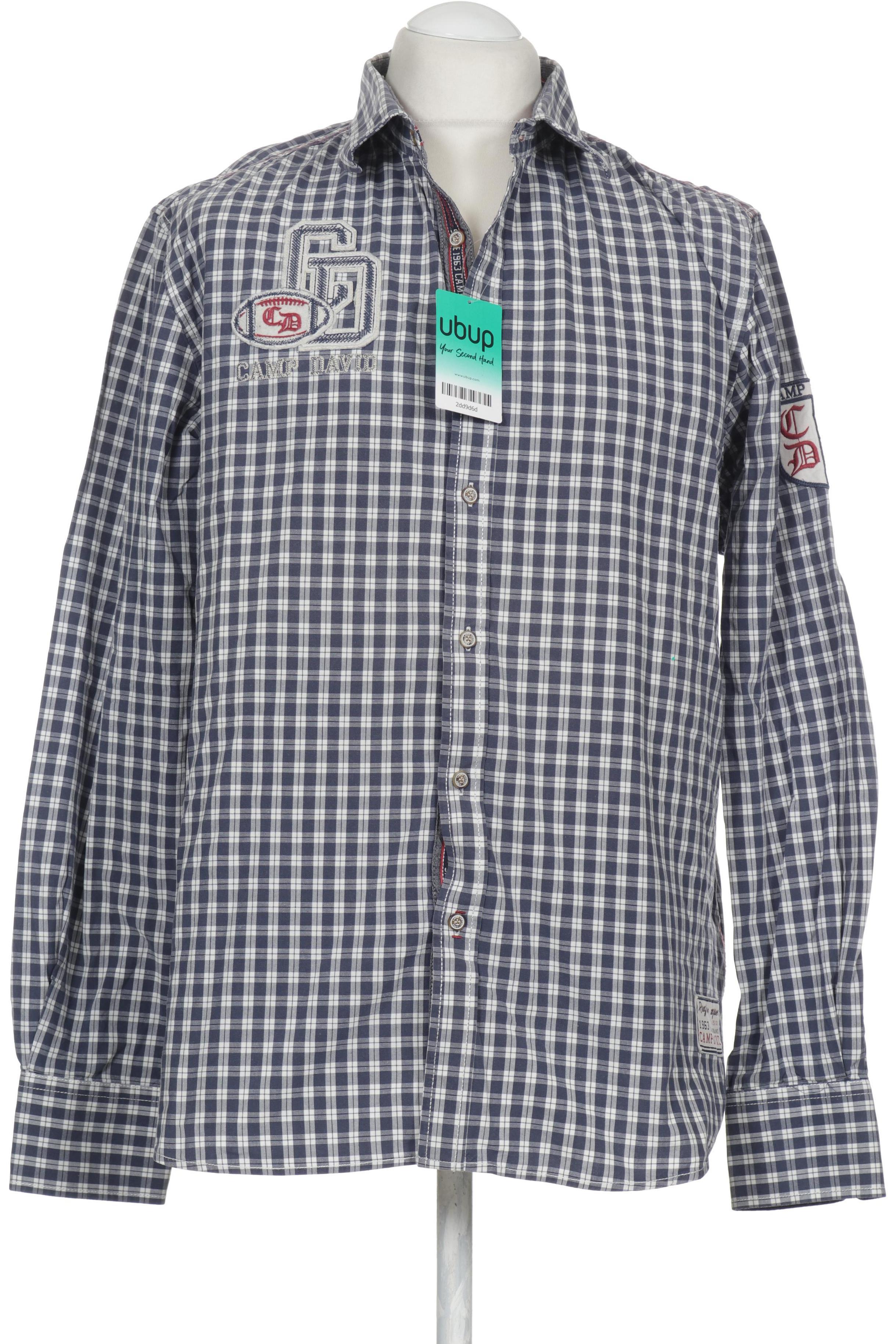 

Camp David Herren Hemd, blau, Gr.