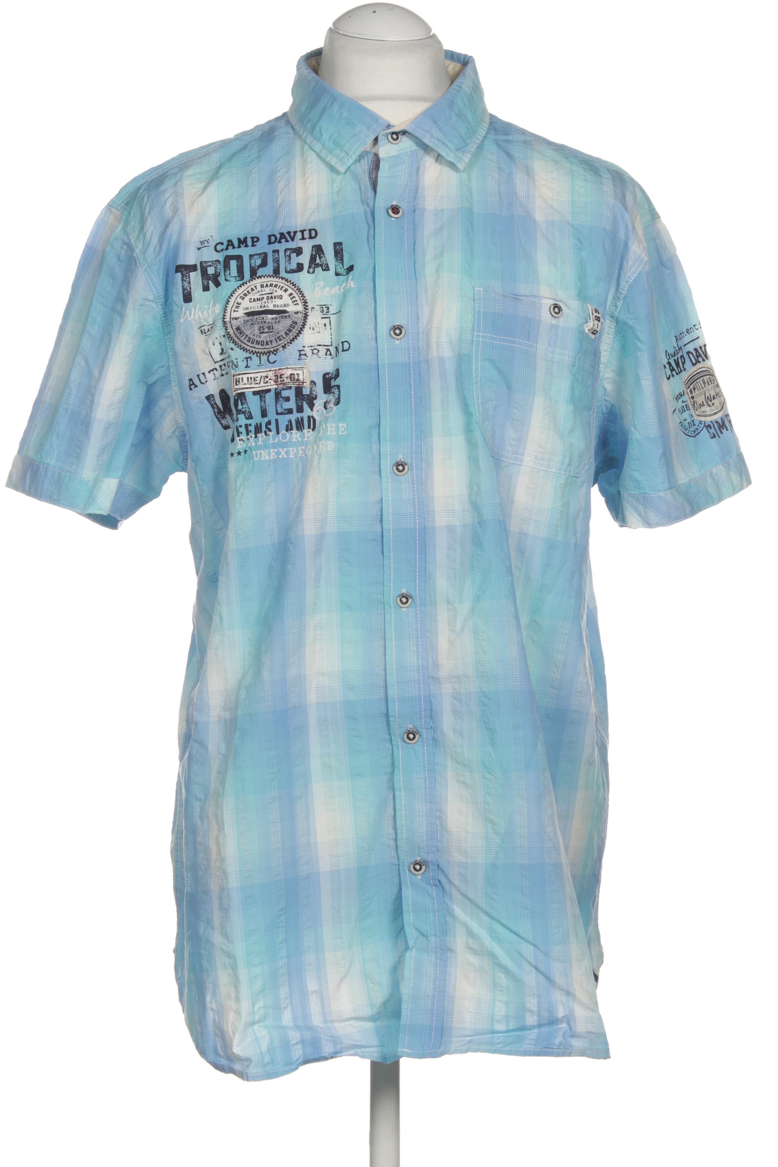 

Camp David Herren Hemd, blau, Gr.