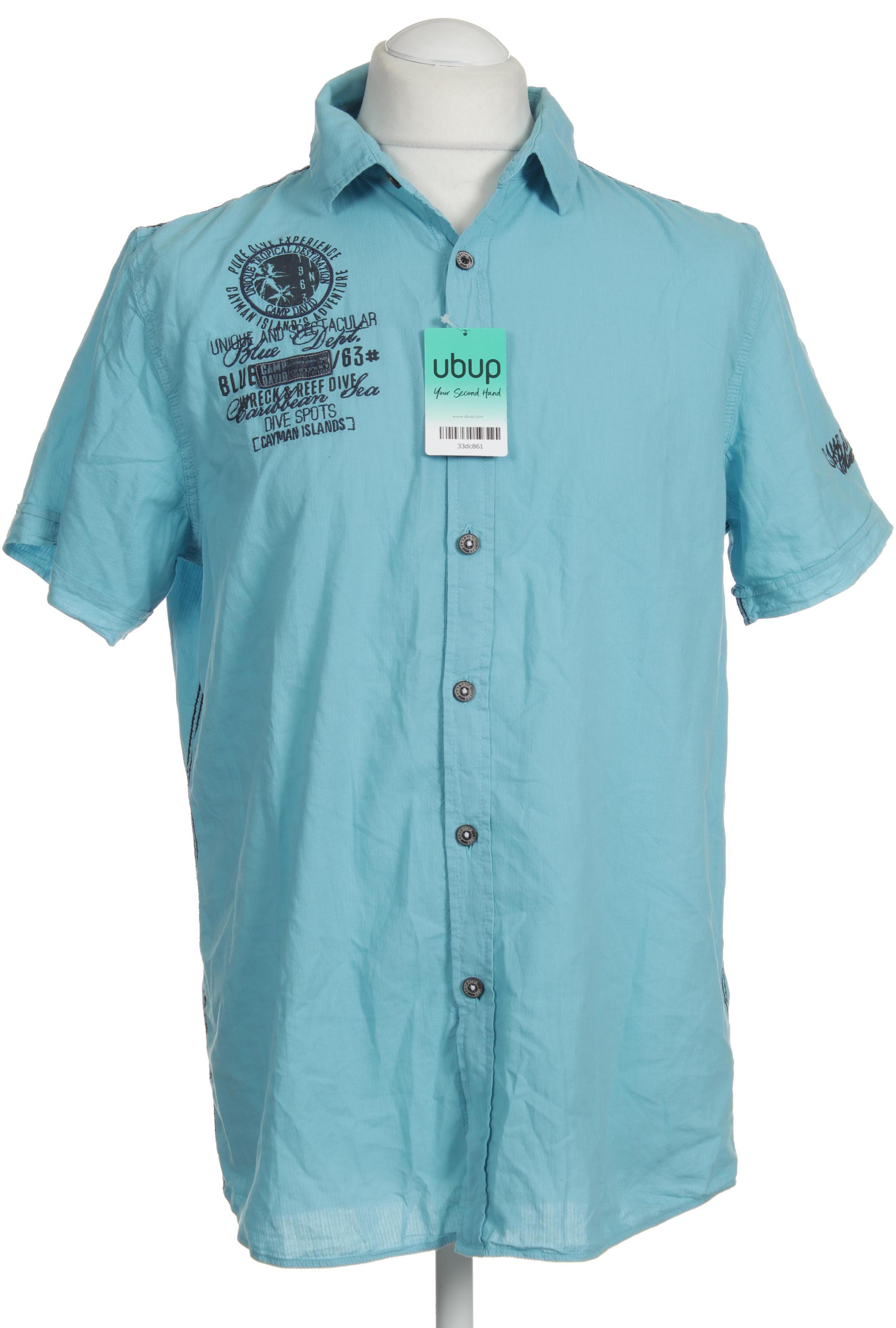 

Camp David Herren Hemd, blau, Gr.