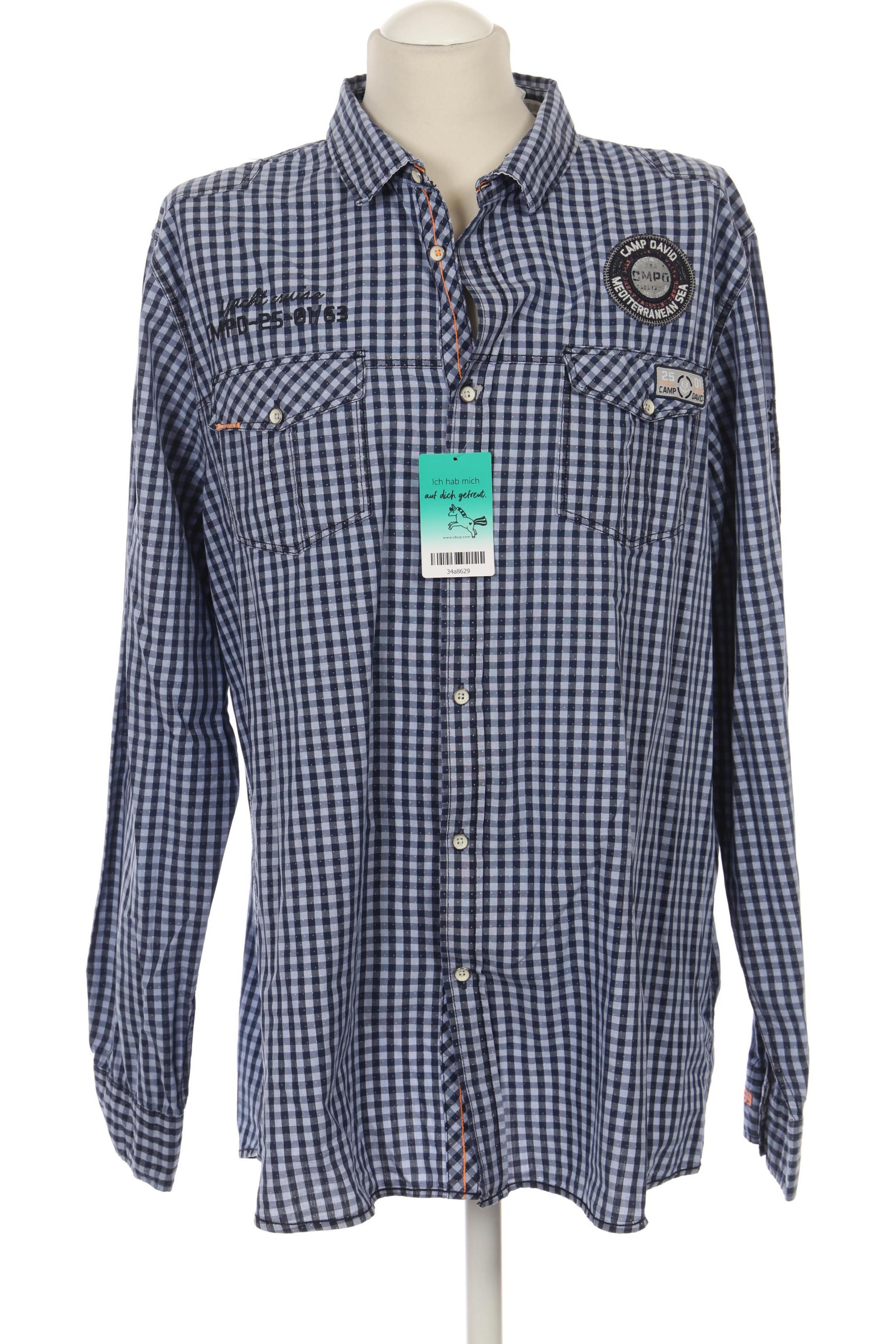 

Camp David Herren Hemd, blau, Gr.