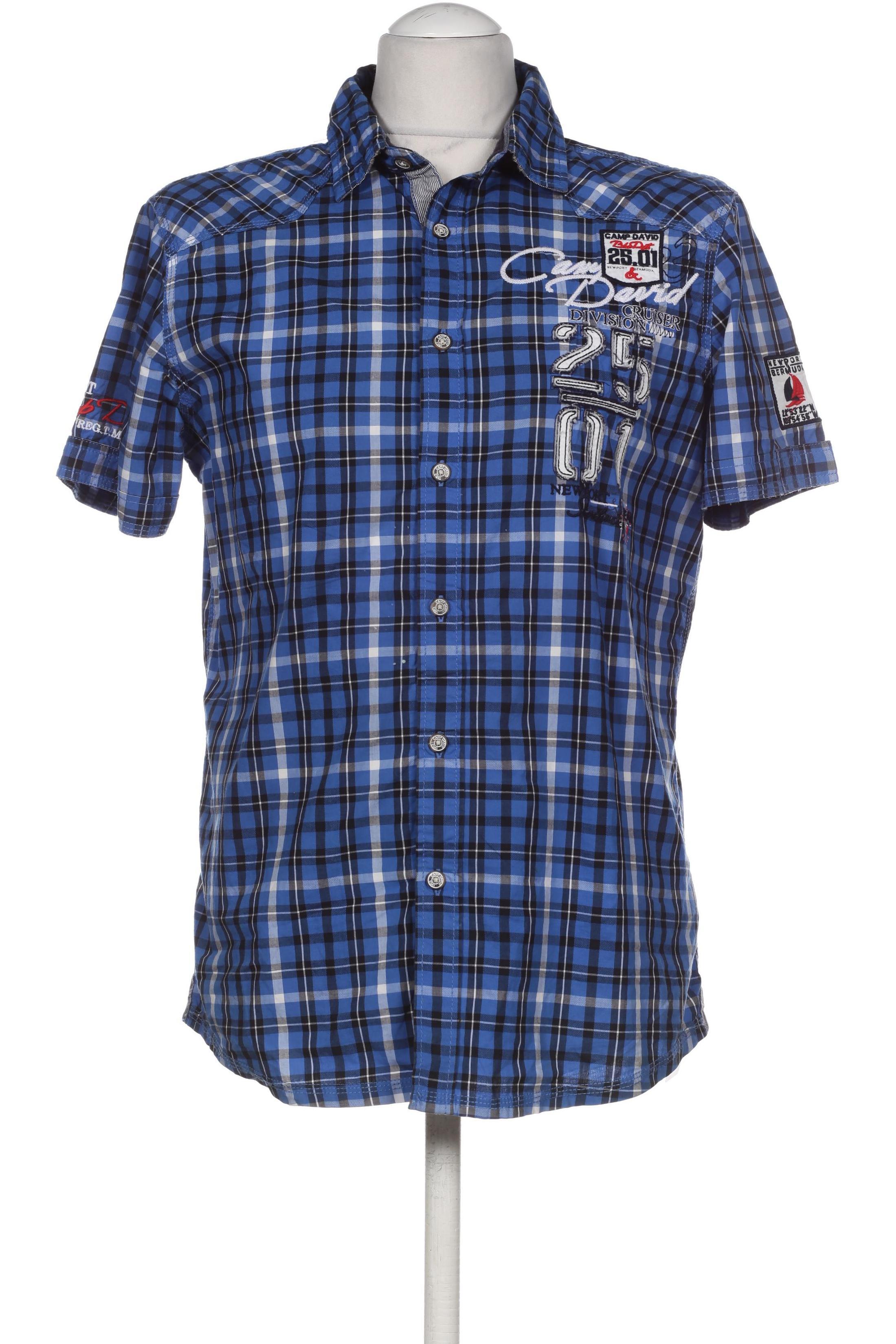 

Camp David Herren Hemd, blau, Gr.