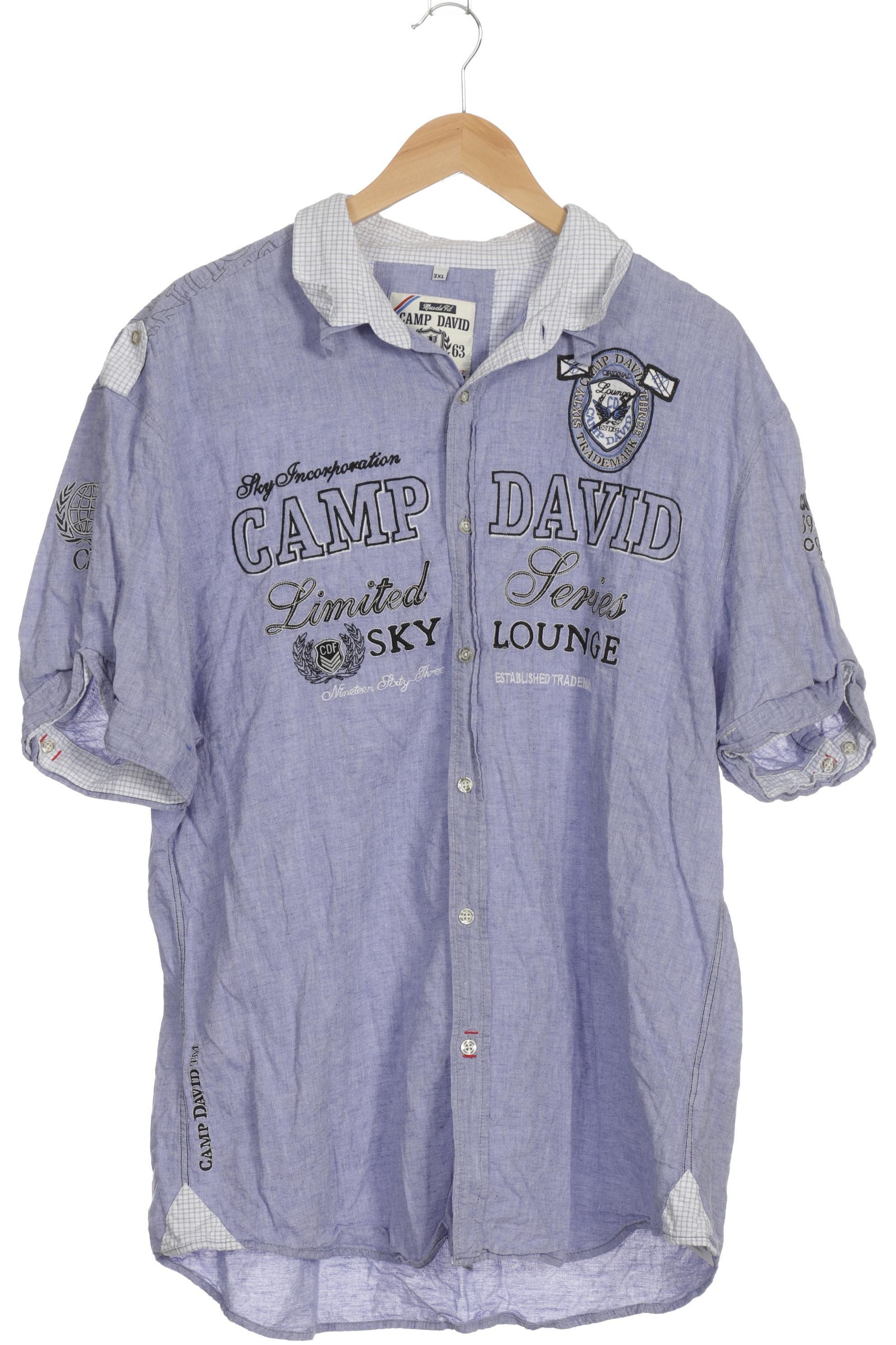 

Camp David Herren Hemd, blau, Gr.