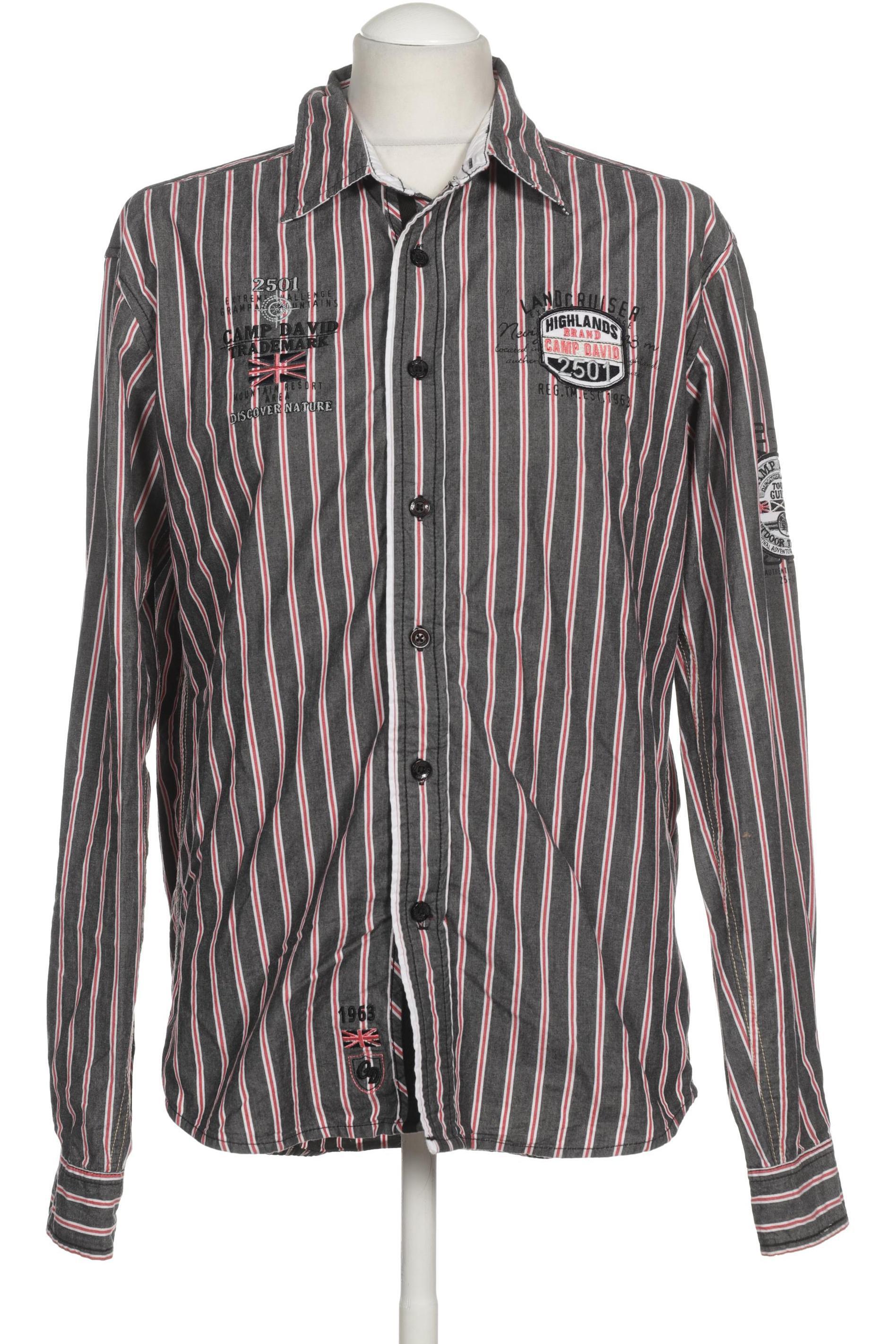 Thumbnail - Camp David Herren Hemd, grau, Gr.