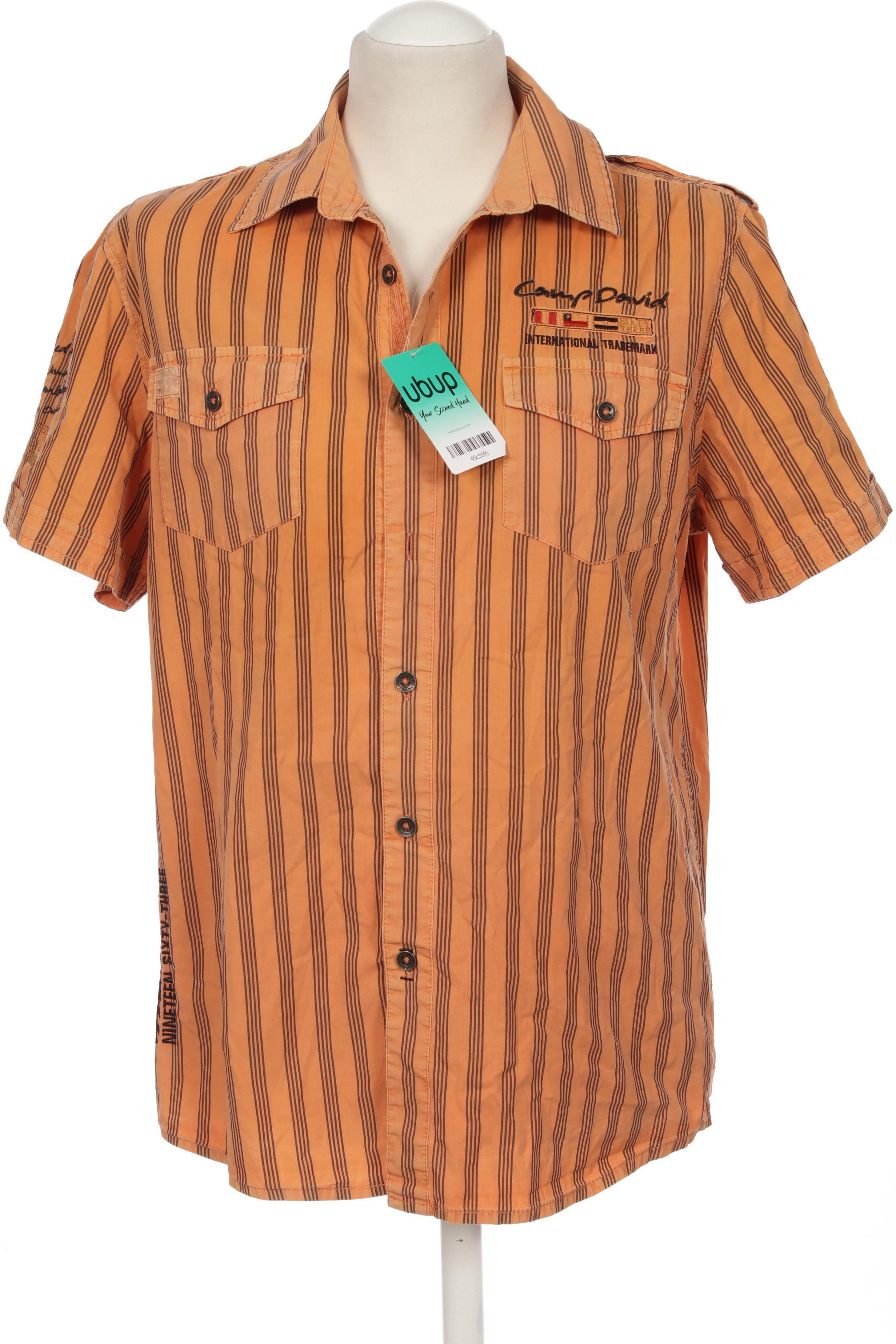 Thumbnail - Camp David Herren Hemd, orange, Gr.