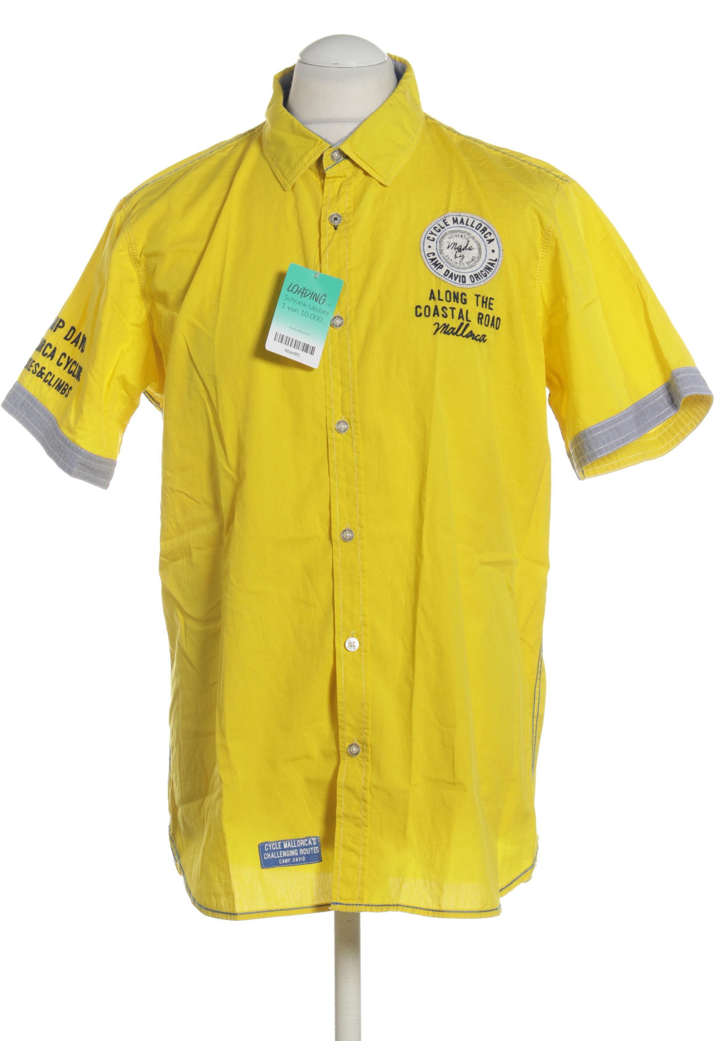 Thumbnail - Camp David Herren Hemd, gelb, Gr.