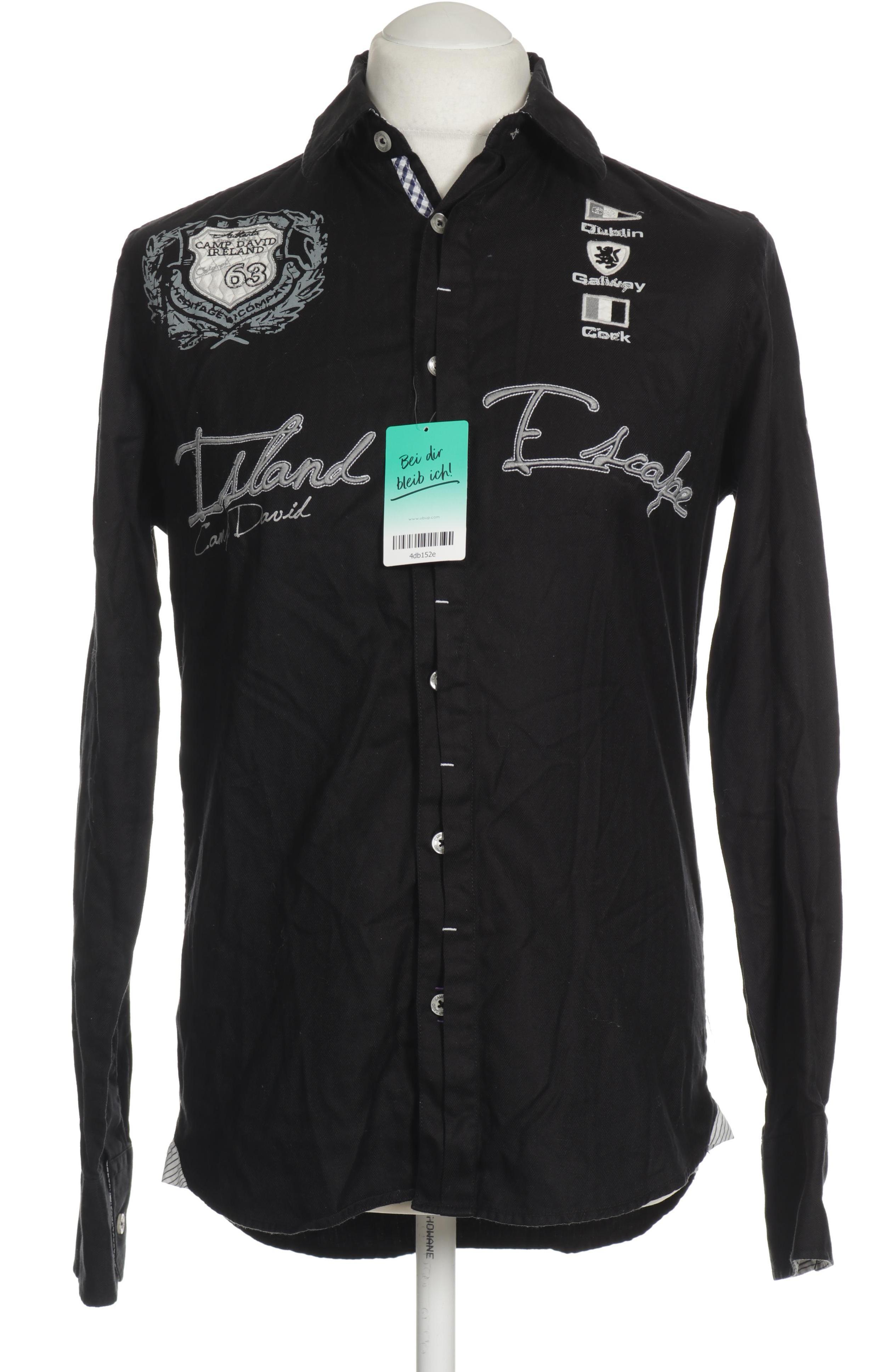 

Camp David Herren Hemd, schwarz, Gr.